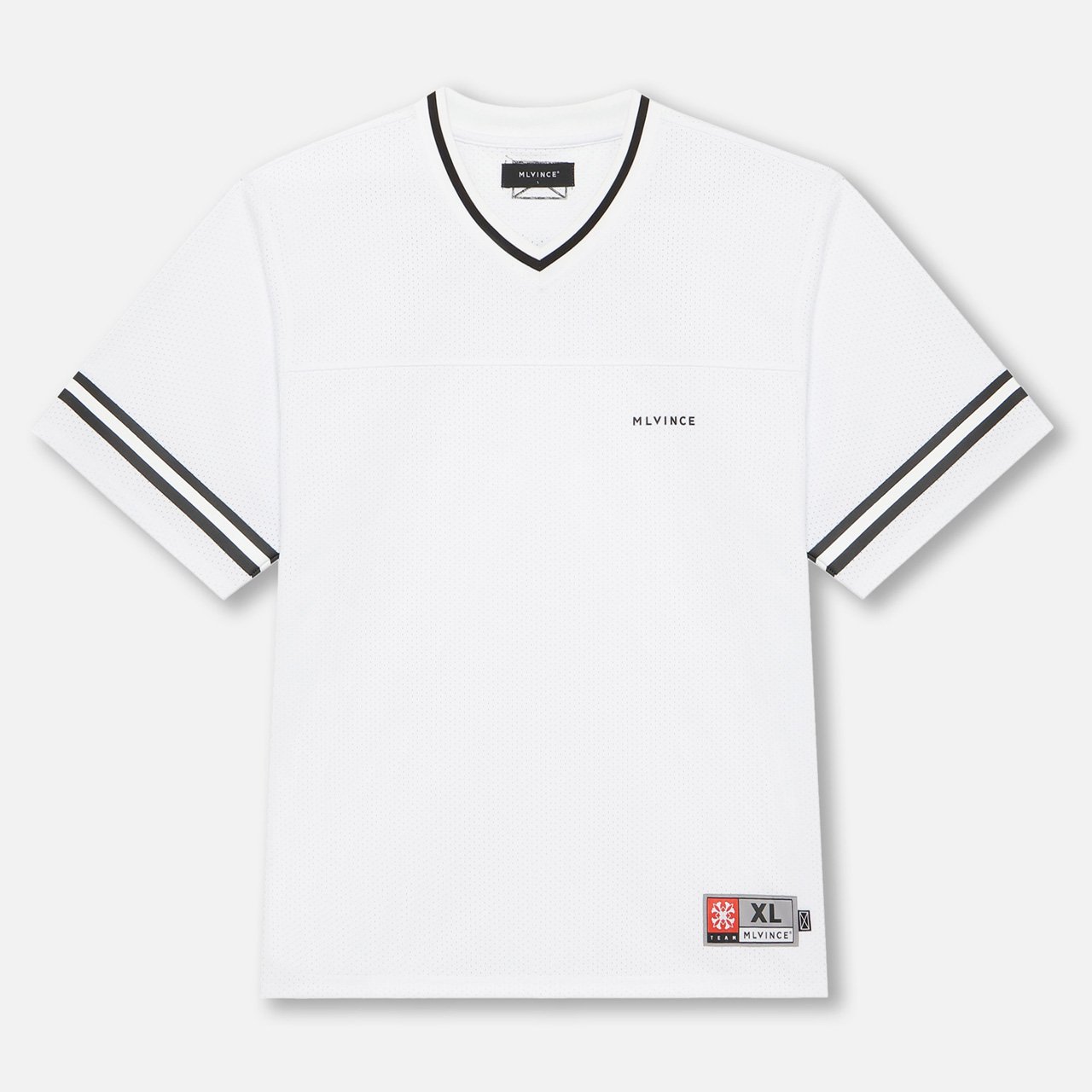 <img class='new_mark_img1' src='https://img.shop-pro.jp/img/new/icons5.gif' style='border:none;display:inline;margin:0px;padding:0px;width:auto;' />MLVINCE () | S/S FOOTBALL SHIRT WHITE