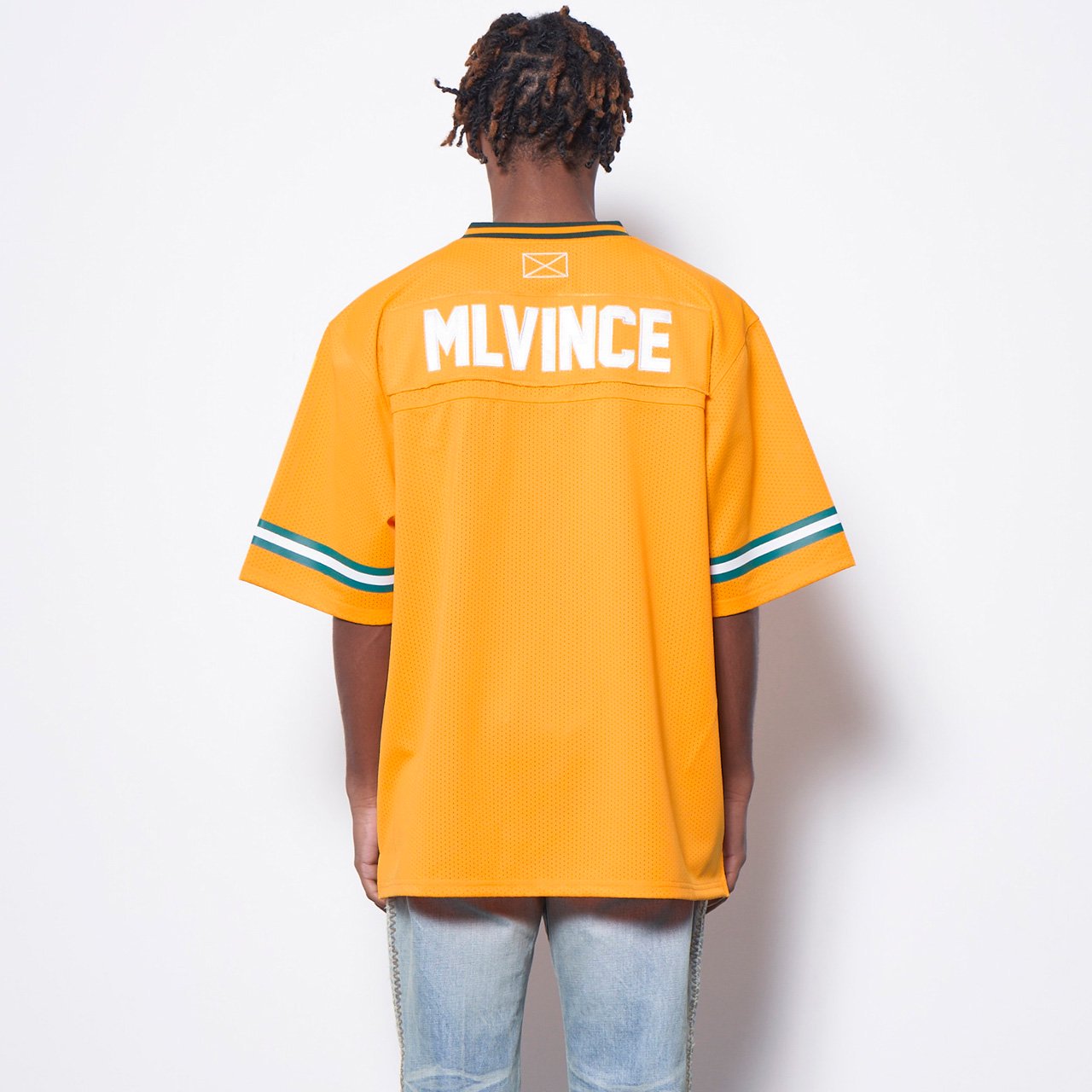 <img class='new_mark_img1' src='https://img.shop-pro.jp/img/new/icons5.gif' style='border:none;display:inline;margin:0px;padding:0px;width:auto;' />MLVINCE () | S/S FOOTBALL SHIRT YELLOW
