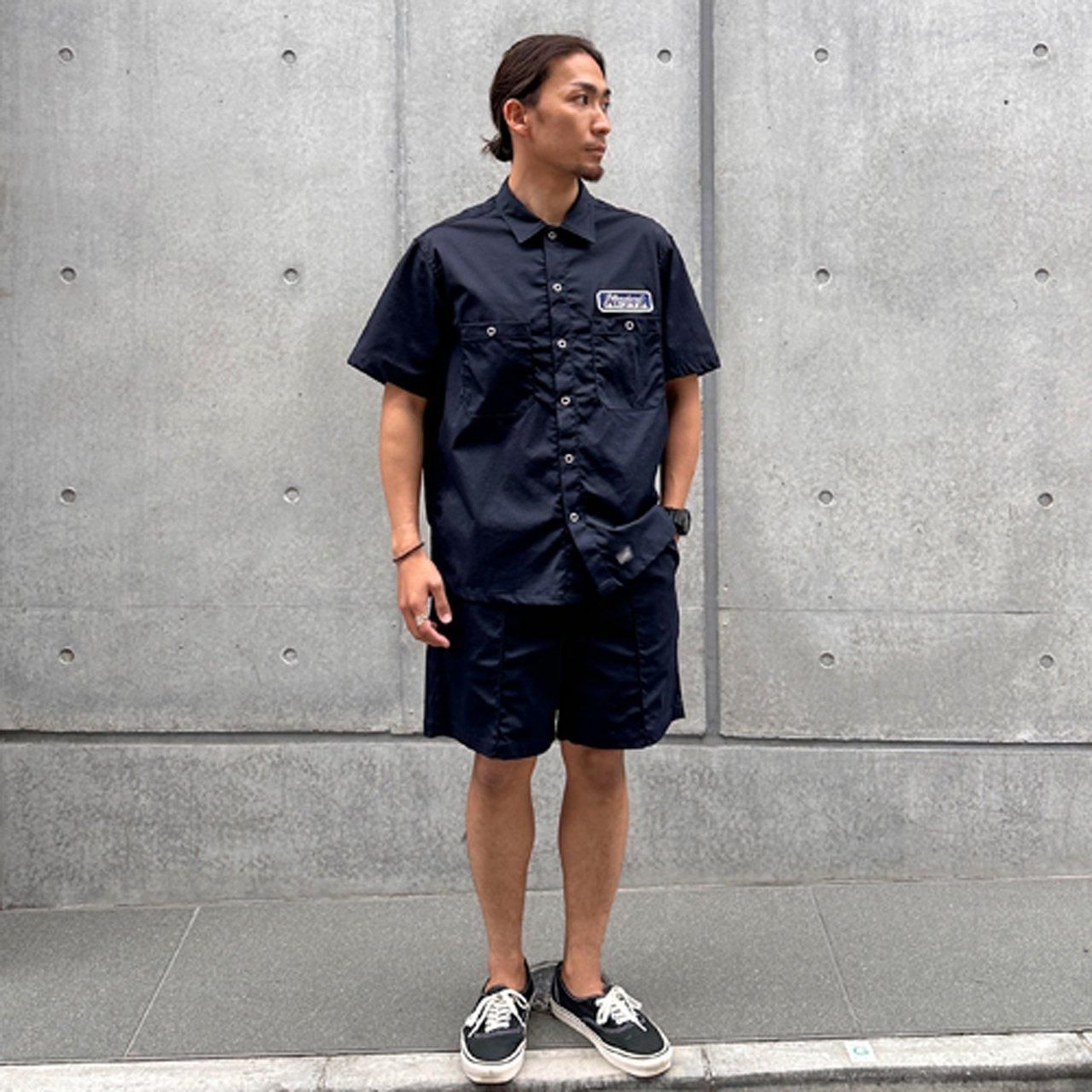 STANDARD CALIFORNIA(スタンダードカリフォルニア)24SS/春夏
Logo Patch Easy Work Shirt S/S
SHOSA200 
半袖シャツ
ワークシャツ
