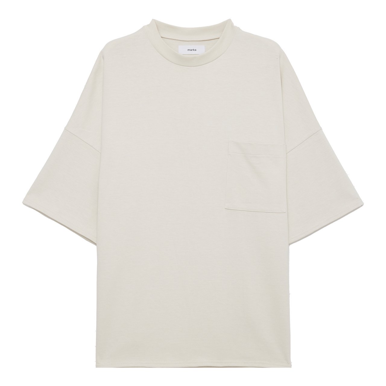 <img class='new_mark_img1' src='https://img.shop-pro.jp/img/new/icons5.gif' style='border:none;display:inline;margin:0px;padding:0px;width:auto;' />marka (ޡ)POCKET TEE OFF WHITE -20//1 RECYCLE SUVIN ORGANIAC COTTON KNIT-