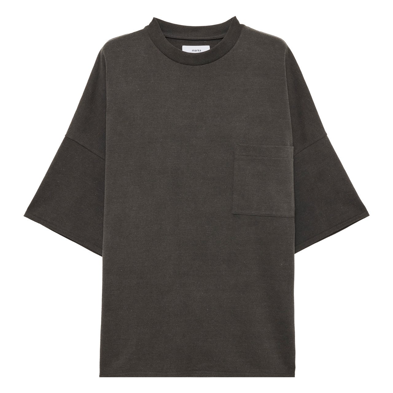<img class='new_mark_img1' src='https://img.shop-pro.jp/img/new/icons5.gif' style='border:none;display:inline;margin:0px;padding:0px;width:auto;' />marka (ޡ)POCKET TEE FADED BLACK -20//1 RECYCLE SUVIN ORGANIAC COTTON KNIT-