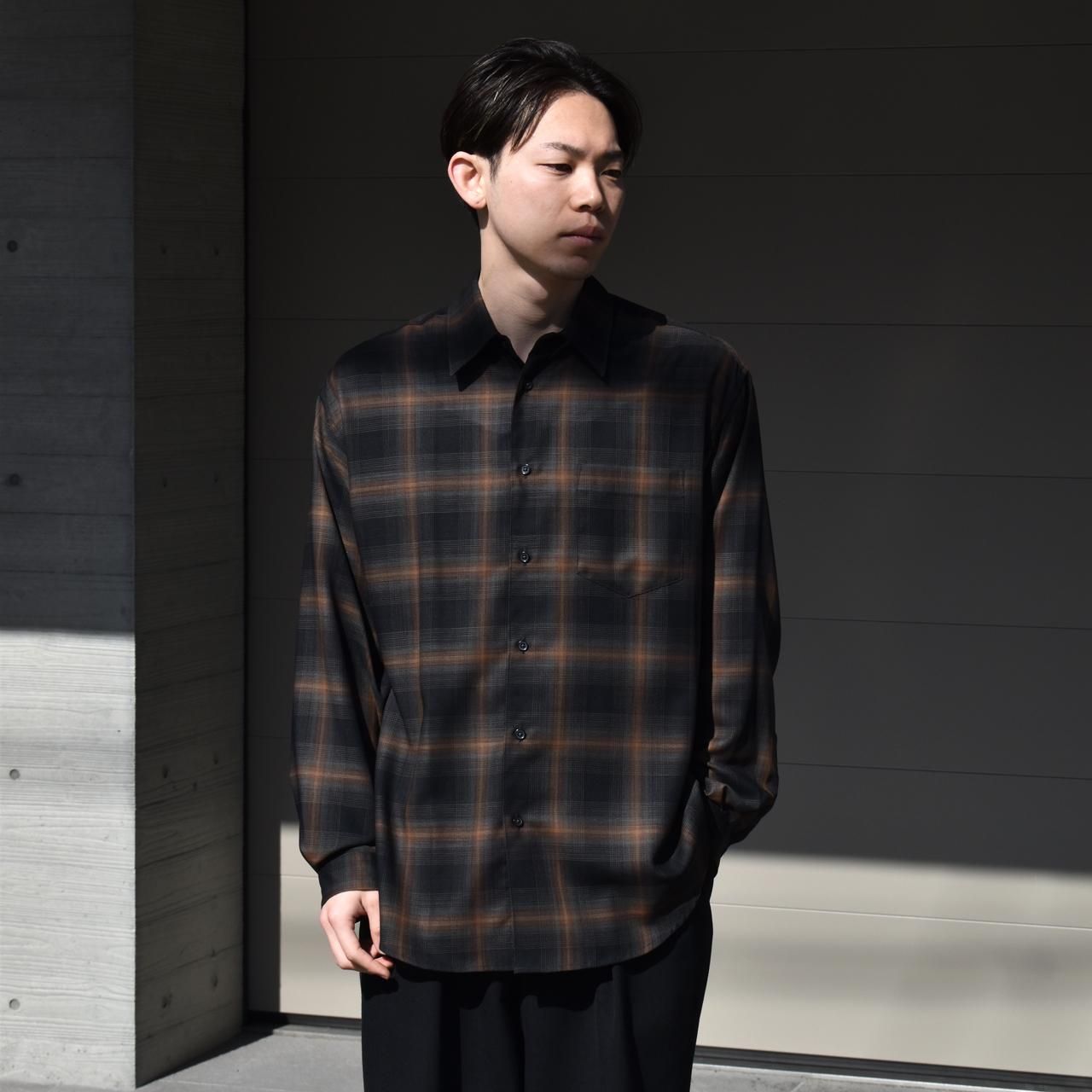 marka(マーカ)24SS/春夏
CHECK SHIRT
-WOOL × RECYCLE POLYESTER VIYELLA-
チェックシャツ
M24A-12SH01C
