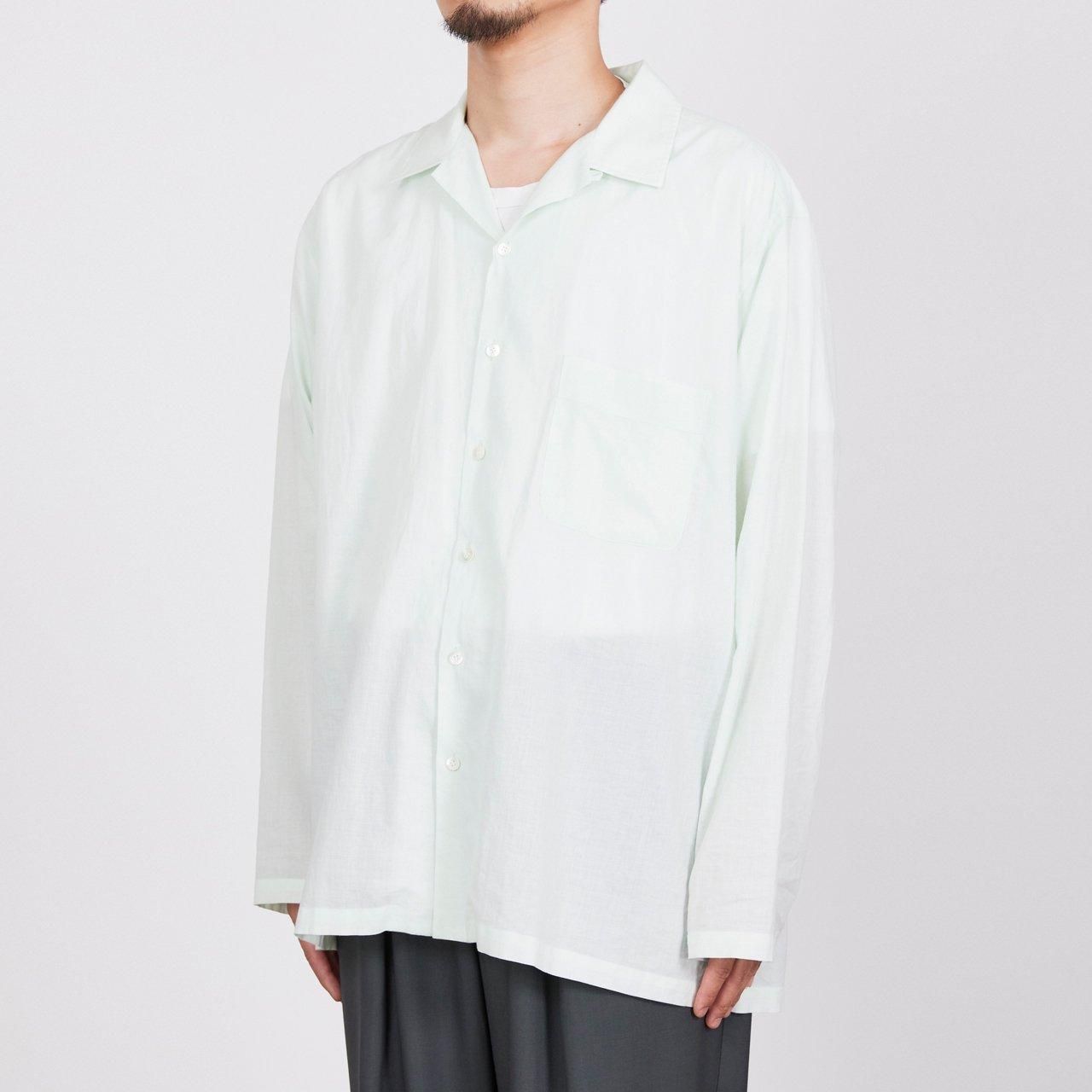 MARKAWARE (マーカウェア) 24SS/春夏
OPEN COLLOR SHIRT
-ORGANIC PERU PIMA COTTON LORN-
A24A-18SH03C
オープンカラーシャツ
開襟シャツ
長袖シャツ