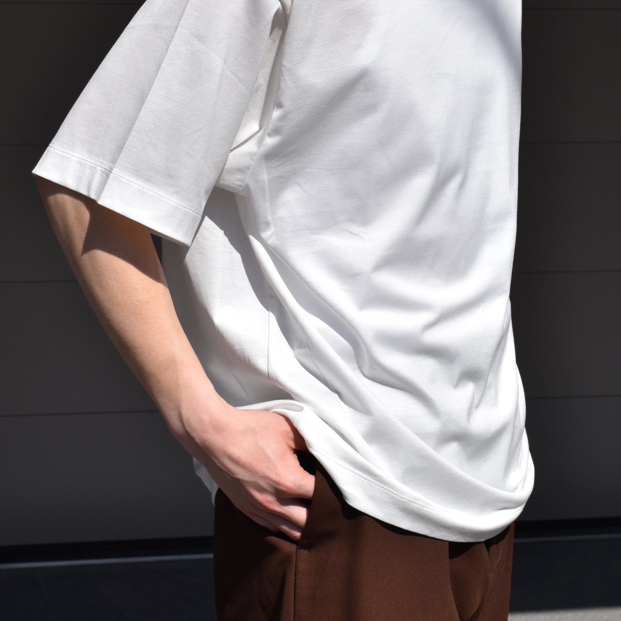 <img class='new_mark_img1' src='https://img.shop-pro.jp/img/new/icons5.gif' style='border:none;display:inline;margin:0px;padding:0px;width:auto;' />MARKAWARE (ޡ)COMFORT FIT Tee WHITE -ORGANIC GIZA 80/2 KNIT-
