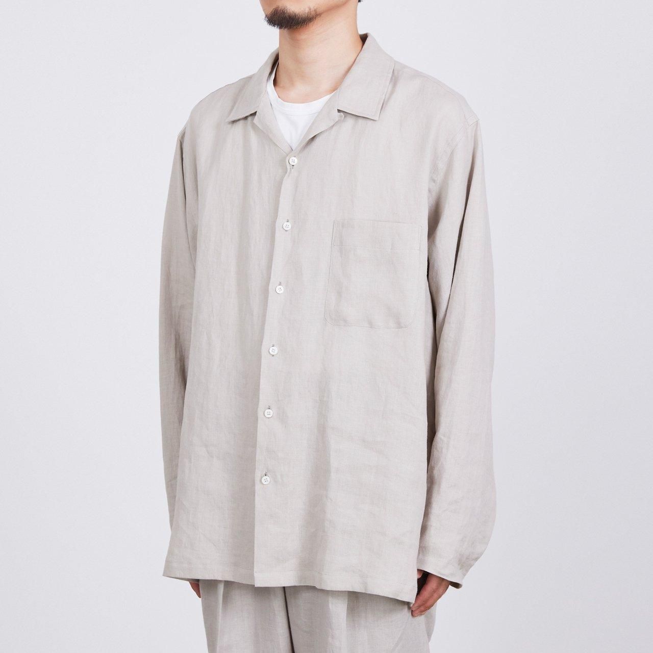 MARKAWARE (マーカウェア) 24SS/春夏
OPEN COLLOR L/S SHIRT
-HEMP SHIRTING-
オープンカラーシャツ
長袖シャツ
A24A-16SH01C