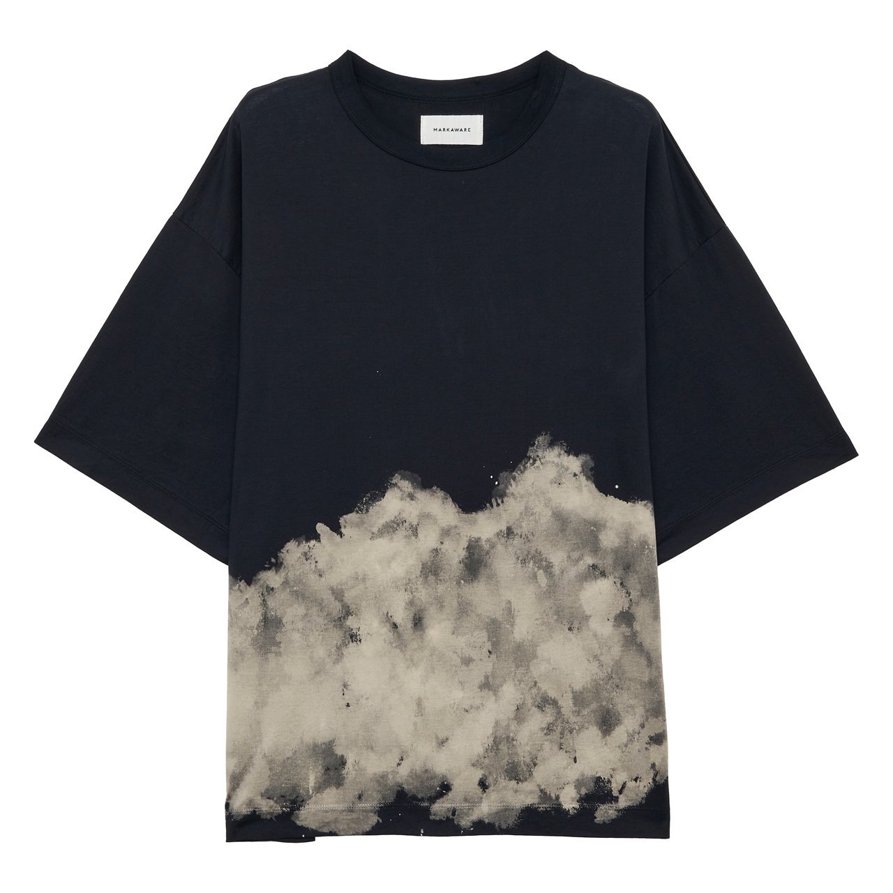 <img class='new_mark_img1' src='https://img.shop-pro.jp/img/new/icons5.gif' style='border:none;display:inline;margin:0px;padding:0px;width:auto;' />MARKAWARE (ޡ)COMFORT FIT Tee "CLOUDY BLEACHING" -ORGANIC GIZA 80/2 KNIT-