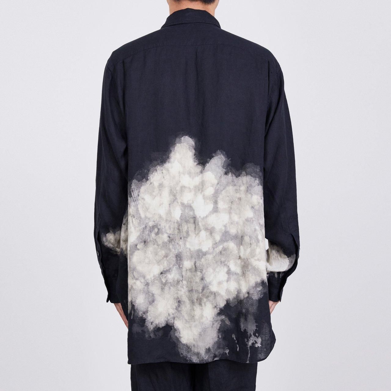 MARKAWARE (マーカウェア) 24SS/春夏
W COLLOR LONG SHIRT "CLOUDY BLEACHING"
ダブルカラーロングシャツ
ブリーチ加工
プルオーバーシャツ
