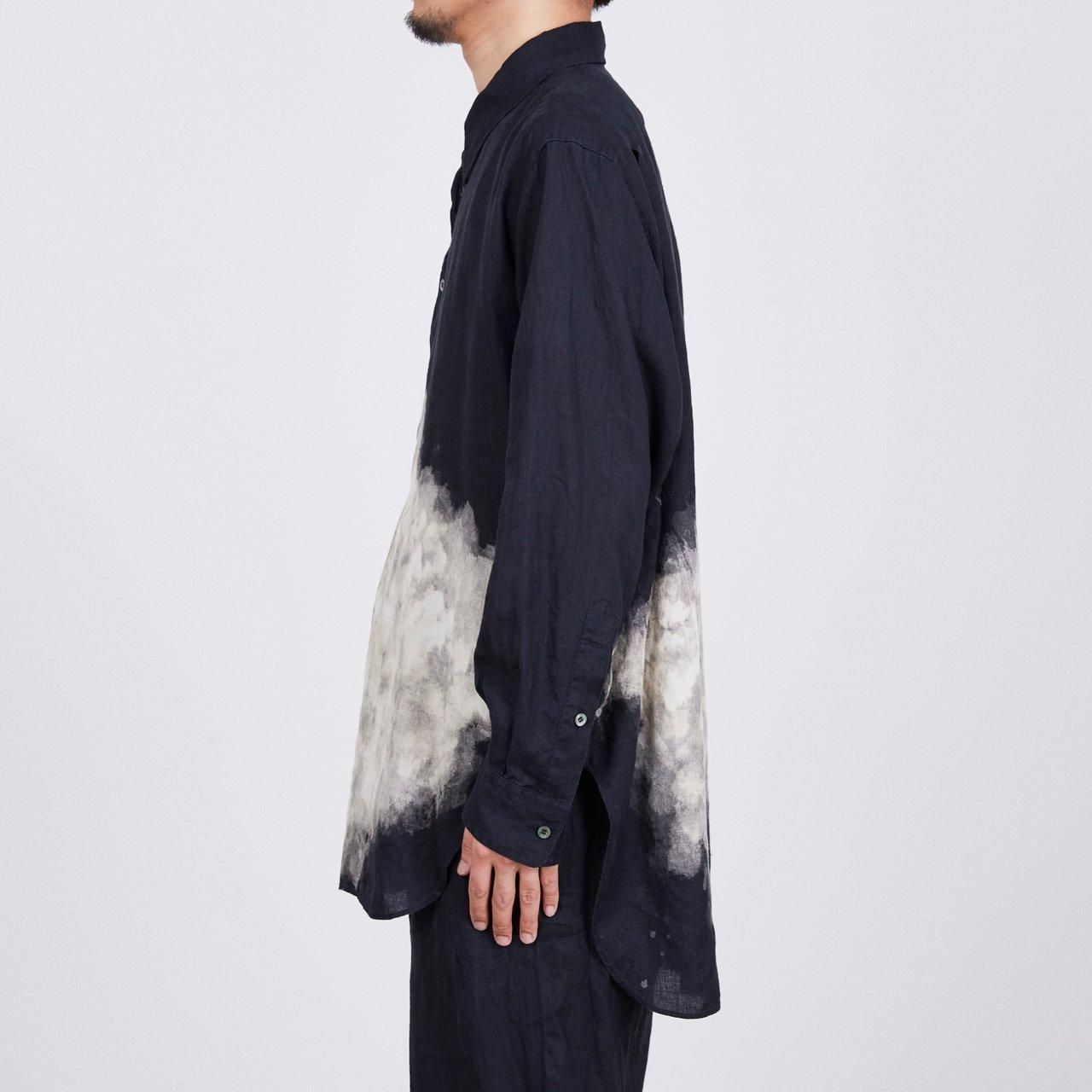 MARKAWARE (マーカウェア) 24SS/春夏
W COLLOR LONG SHIRT "CLOUDY BLEACHING"
ダブルカラーロングシャツ
ブリーチ加工
プルオーバーシャツ
