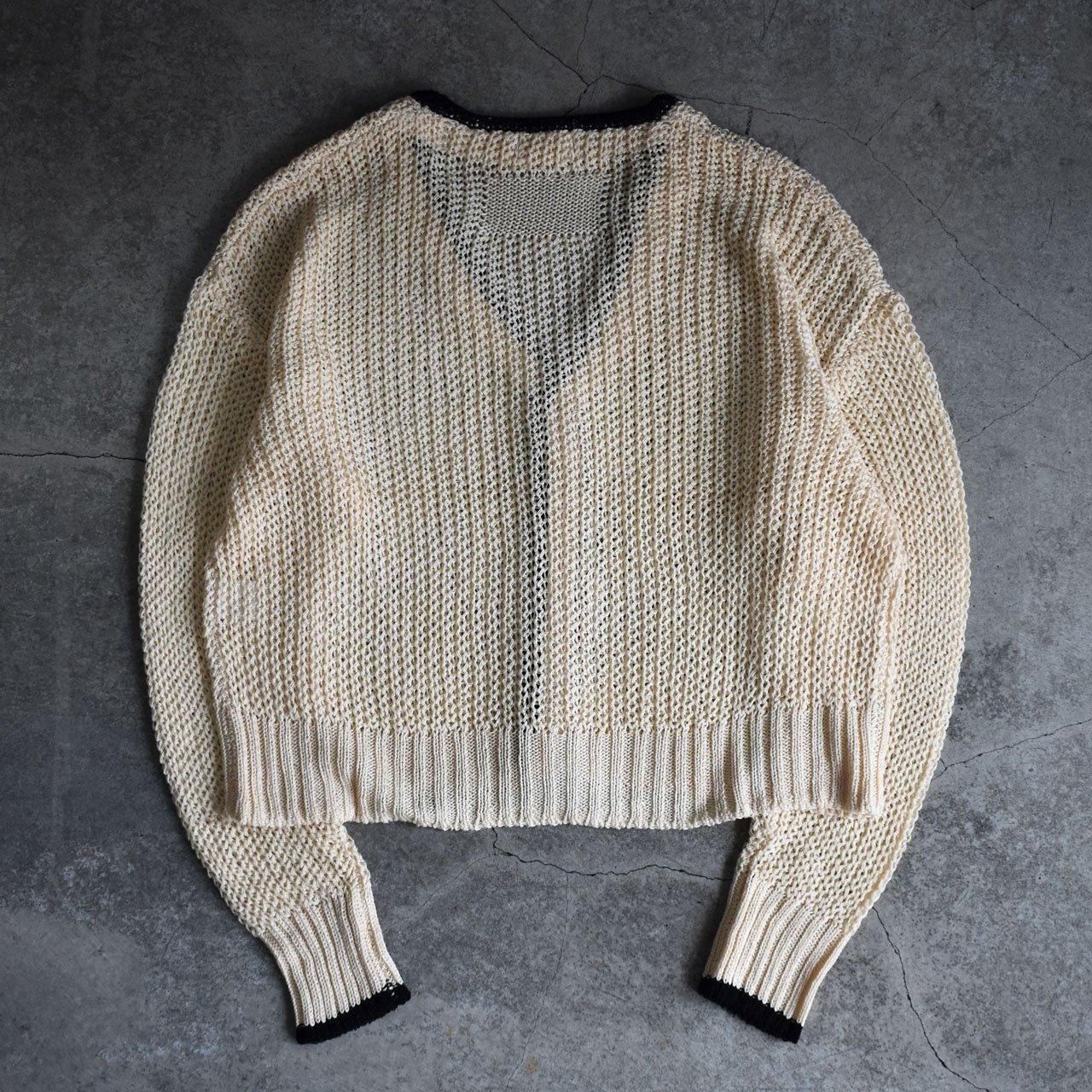 nakedgauge(ネイキッドゲージ) 24SS/春夏
FILL CARDIGAN
NG24S-06SW02C
ニットカーディガン
シースルーニット