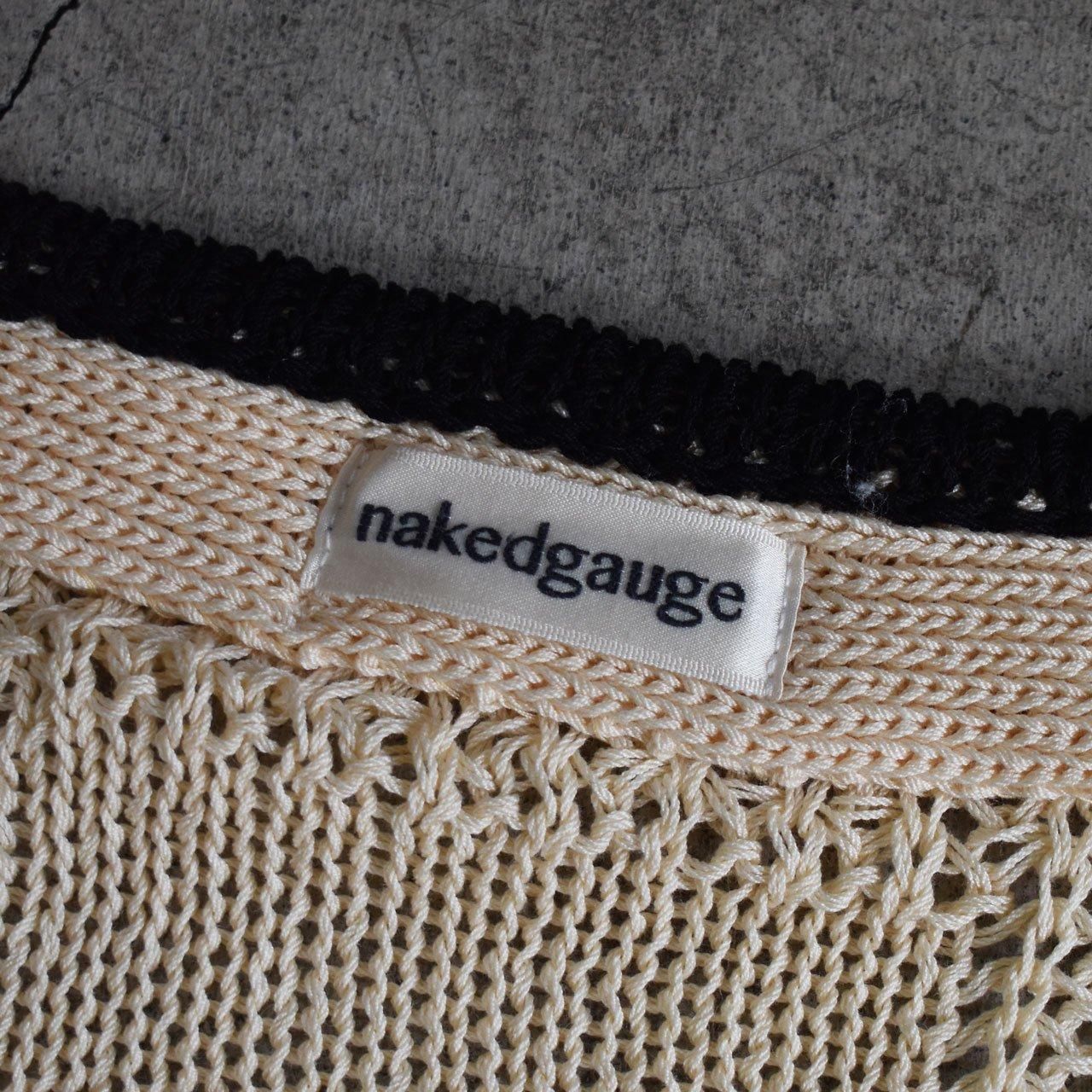 nakedgauge(ネイキッドゲージ) 24SS/春夏
FILL CARDIGAN
NG24S-06SW02C
ニットカーディガン
シースルーニット