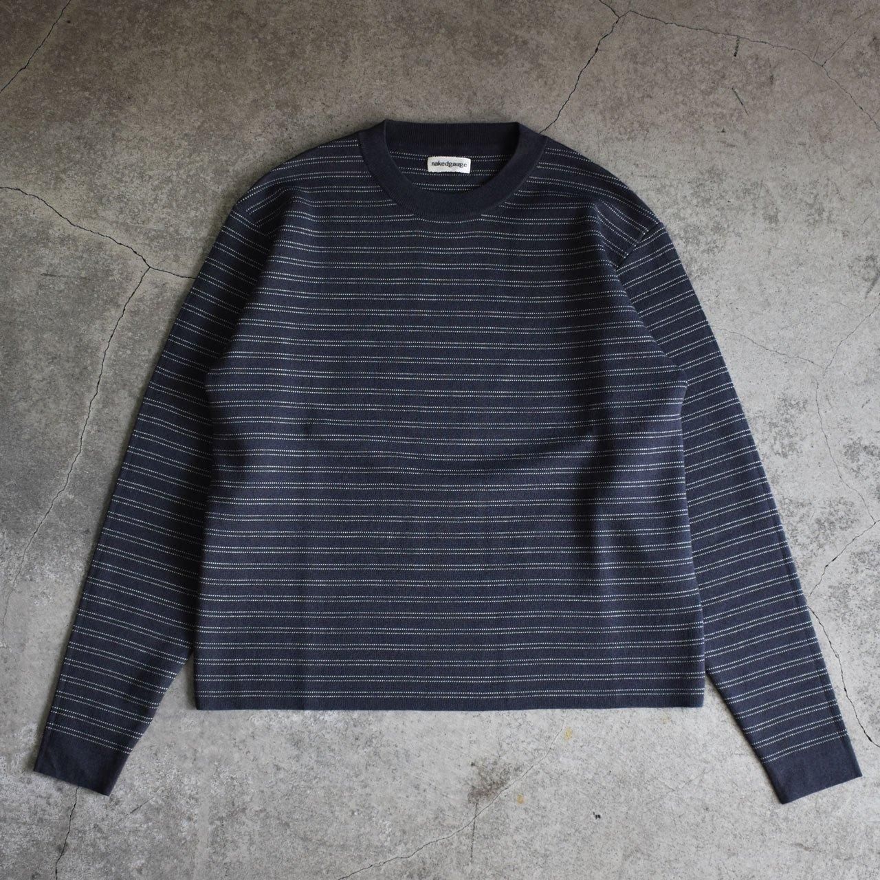 nakedgauge(ネイキッドゲージ) 24SS/春夏
B.SWEATER L/S
NG24S-07SW01C
ニットTシャツ
長袖Tシャツ