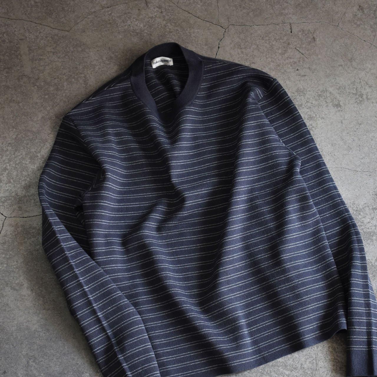 nakedgauge(ネイキッドゲージ) 24SS/春夏
B.SWEATER L/S
NG24S-07SW01C
ニットTシャツ
長袖Tシャツ