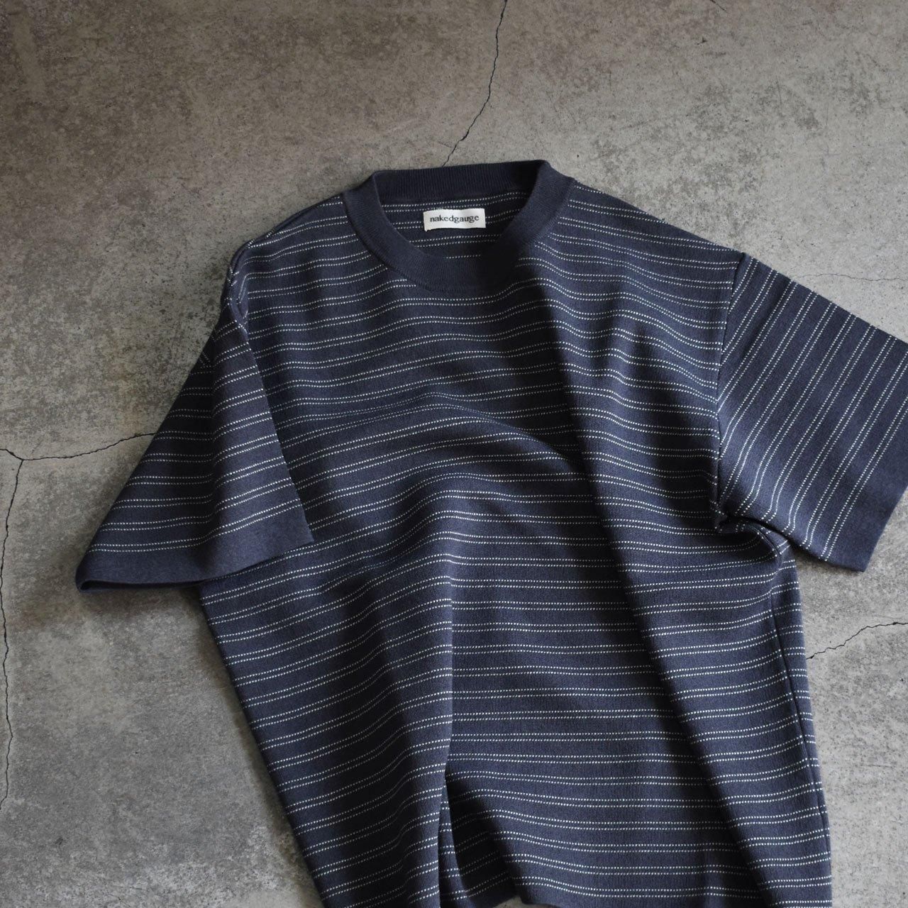 nakedgauge(ネイキッドゲージ) 24SS/春夏
B.SWEATER S/S
NG24S-07SW02C
ニットTシャツ
半袖Tシャツ