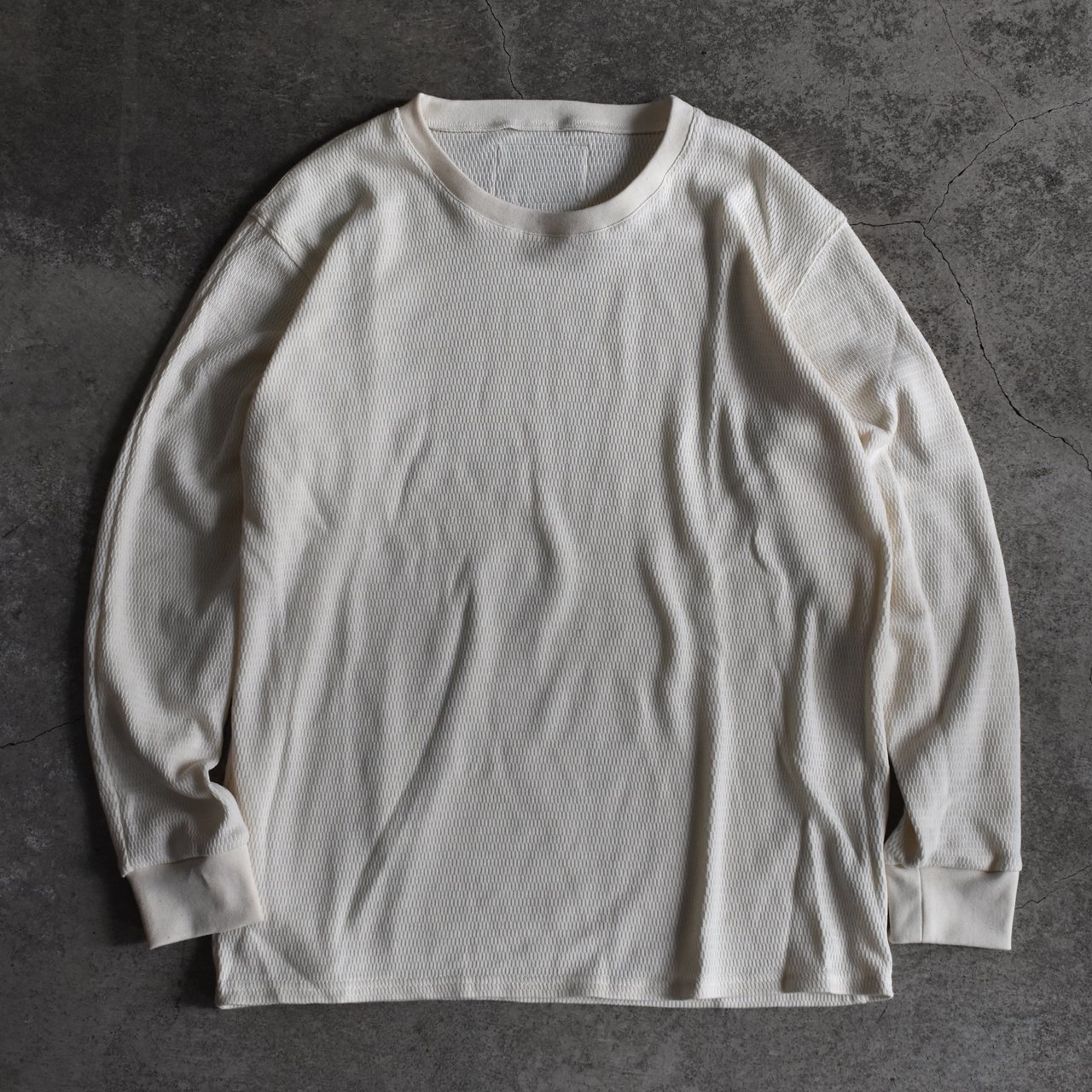 oneby1 LAUREL ()Thermal L/S Tee Off White
