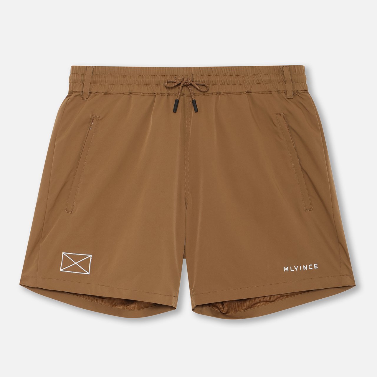 MLVINCE () | LIMONTA CLASSIC LOGO SHORTS BROWN