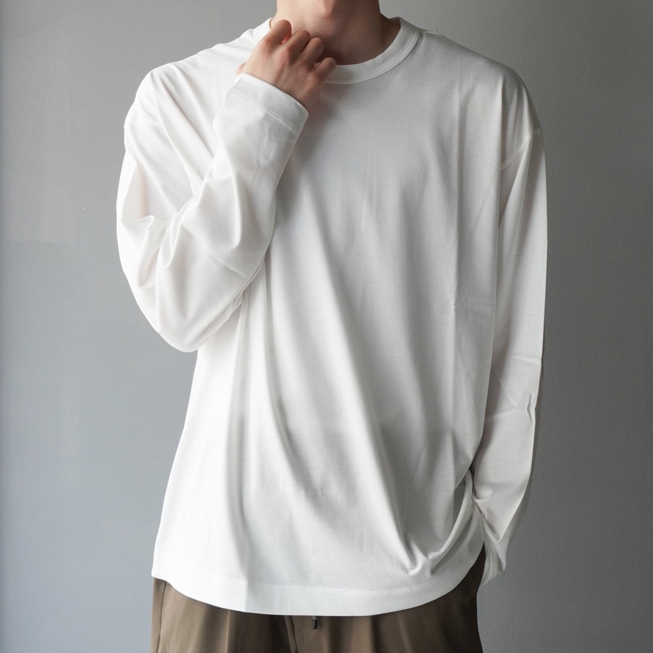 MARKAWARE(マーカウェア)24AW/秋冬
COMFORT FIT TEE L/S
-ORGANIC GIZA 80/2 KNIT-
コンフォートフィットロングスリーブTee
ロングスリーブTシャツ
長袖Tシャツ
石川 俊介
