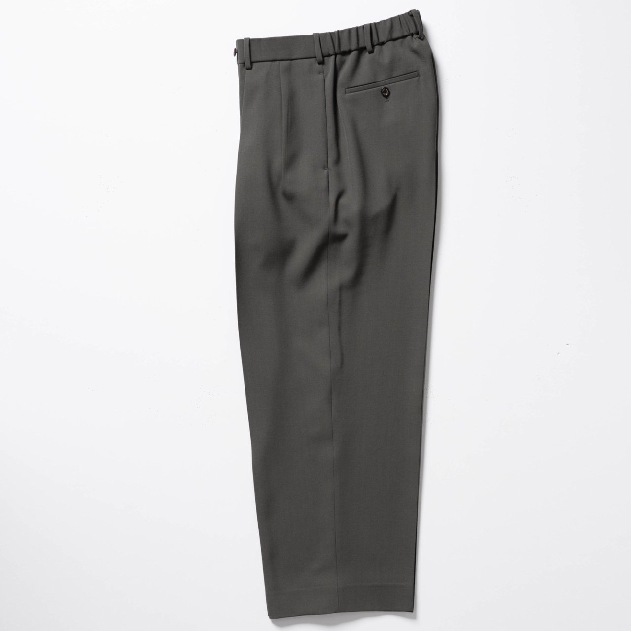 <img class='new_mark_img1' src='https://img.shop-pro.jp/img/new/icons5.gif' style='border:none;display:inline;margin:0px;padding:0px;width:auto;' />MARKAWARE (ޡ)DOUBLE PLEATED TROUSERS OLIVE
 -ORGANIC WOOL SURVIVAL CLOTH-