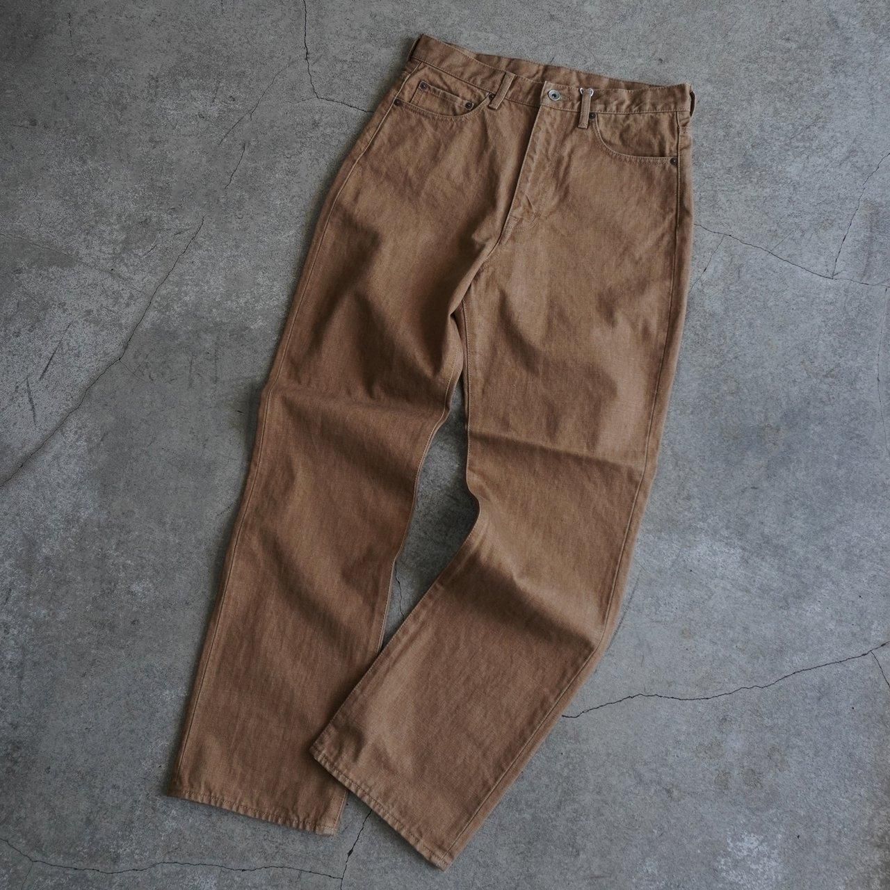 50%OFF UNIVERSAL PRODUCTS (˥Сץ)5P STRAIGHT DENIM PANTS BROWN