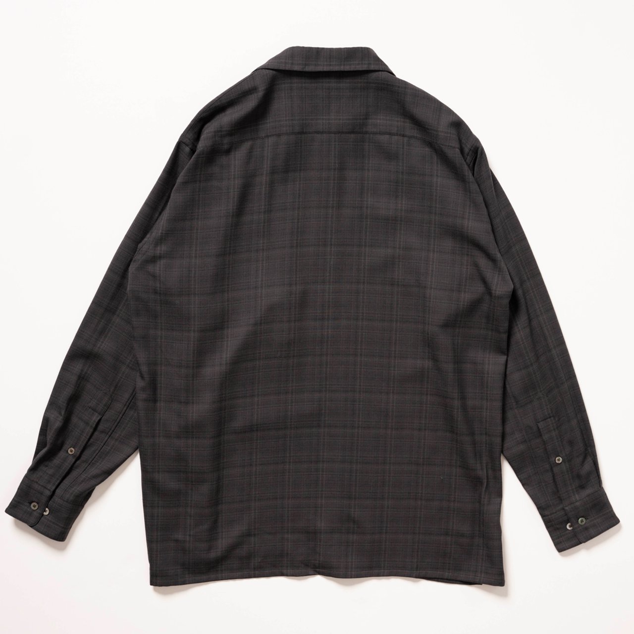 <img class='new_mark_img1' src='https://img.shop-pro.jp/img/new/icons5.gif' style='border:none;display:inline;margin:0px;padding:0px;width:auto;' />MARKAWARE (ޡ)VAREUSE SHIRT CHARCOAL CHECK -ORGANIC WOOL CHECK VIYELLA-