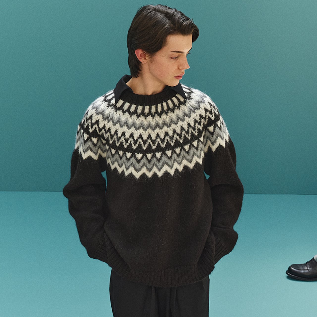 MARKAWARE(マーカウェア)24AW/秋冬
SNOW PATTERN JUMPER
A24C-20SW01C
アルパカジャンパー
ニット
セーター
ナチュラルカラーアルパカ