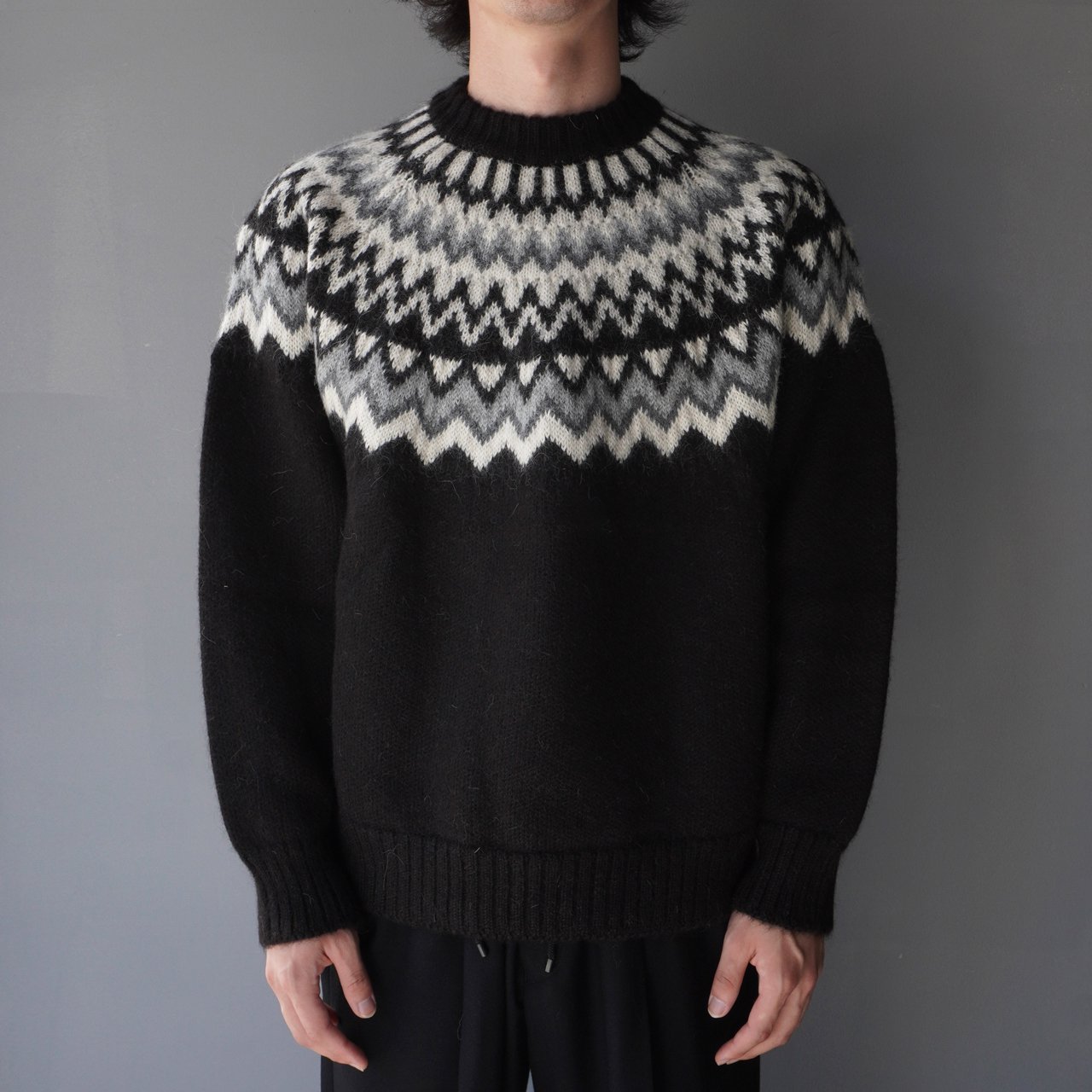 MARKAWARE(マーカウェア)24AW/秋冬
SNOW PATTERN JUMPER
A24C-20SW01C
アルパカジャンパー
ニット
セーター
ナチュラルカラーアルパカ