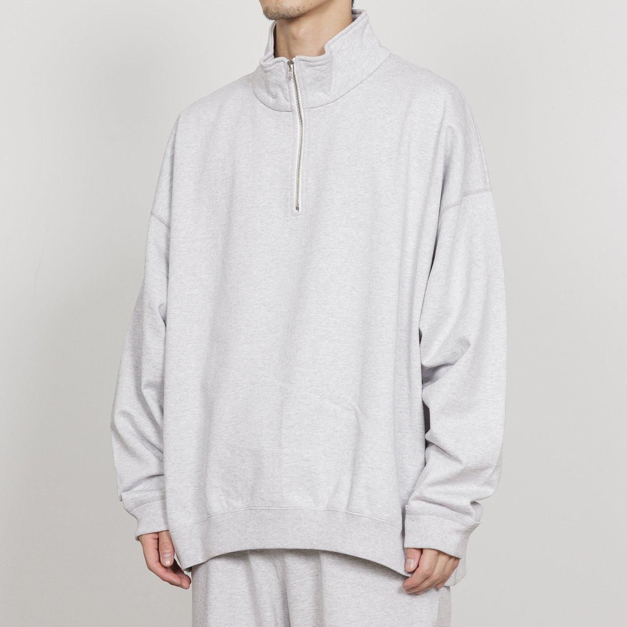 <img class='new_mark_img1' src='https://img.shop-pro.jp/img/new/icons5.gif' style='border:none;display:inline;margin:0px;padding:0px;width:auto;' />MARKAWARE (ޡ)QUARTER ZIP PULLOVER ASH GRAY -ORGANIC COTTON HEAVY FLEECE-