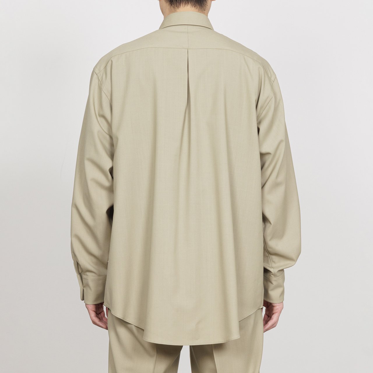 <img class='new_mark_img1' src='https://img.shop-pro.jp/img/new/icons5.gif' style='border:none;display:inline;margin:0px;padding:0px;width:auto;' />MARKAWARE (ޡ)COMFORT FIT SHIRT BEIGE -ORGANIC WOOL 2/80 TROPICAL-