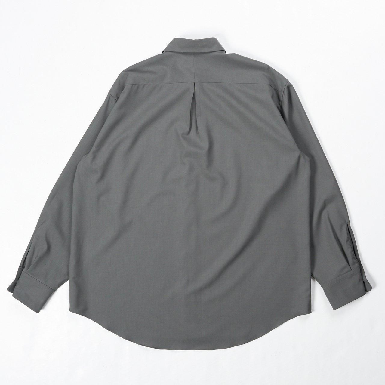 <img class='new_mark_img1' src='https://img.shop-pro.jp/img/new/icons5.gif' style='border:none;display:inline;margin:0px;padding:0px;width:auto;' />MARKAWARE (ޡ)COMFORT FIT SHIRT SAGE GREEN -ORGANIC WOOL 2/80 TROPICAL-