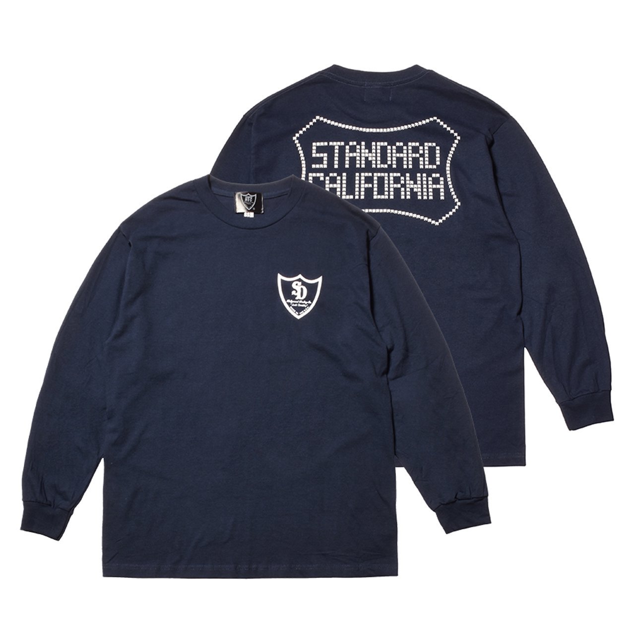 STANDARD CALIFORNIA ( ե˥)HTC  SD Logo Long Sleeve T Navy