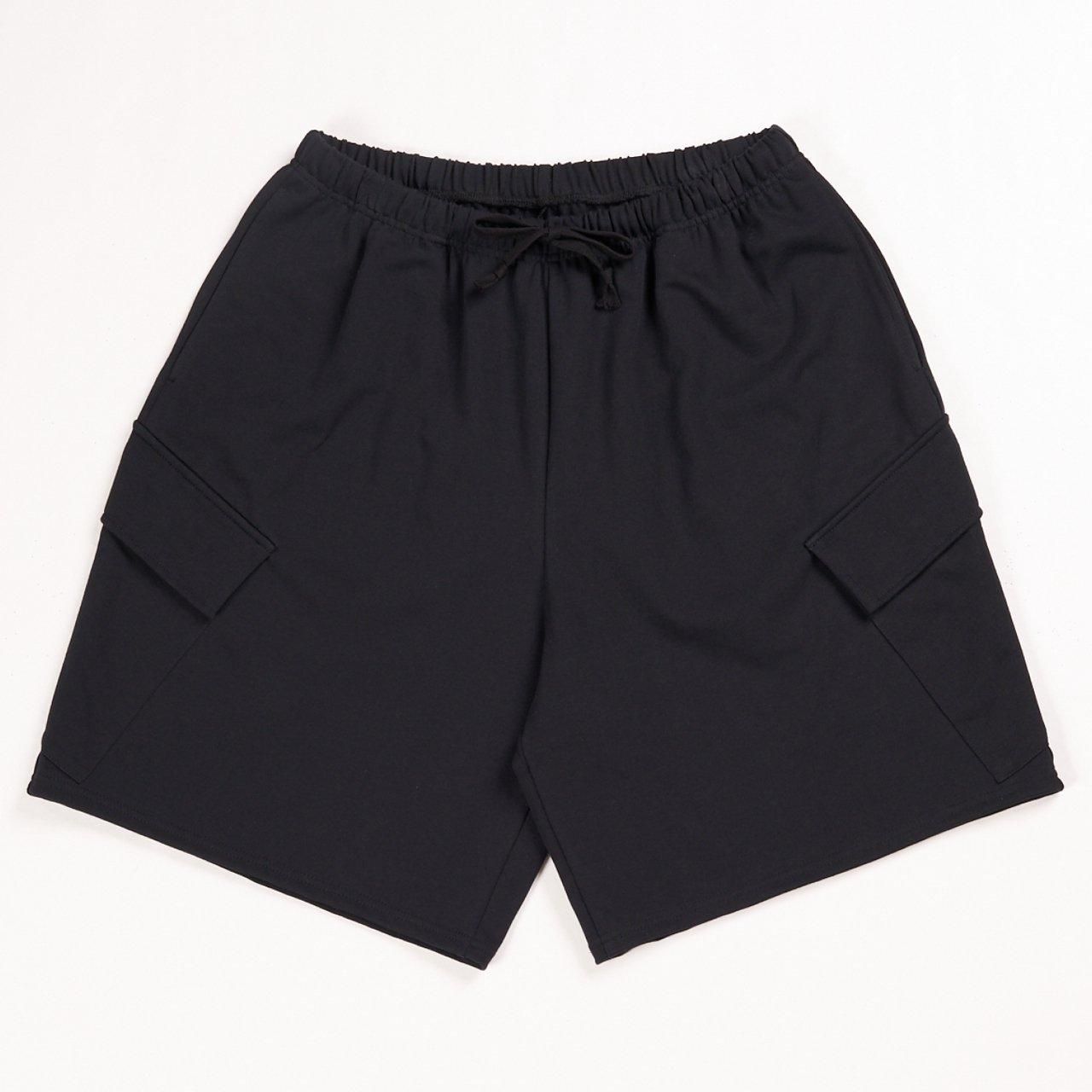 <img class='new_mark_img1' src='https://img.shop-pro.jp/img/new/icons5.gif' style='border:none;display:inline;margin:0px;padding:0px;width:auto;' />marka (ޡ)CARGO SHORTS BLACK -20//1 RECYCLE SUVIN ORGANIC COTTON KNIT-