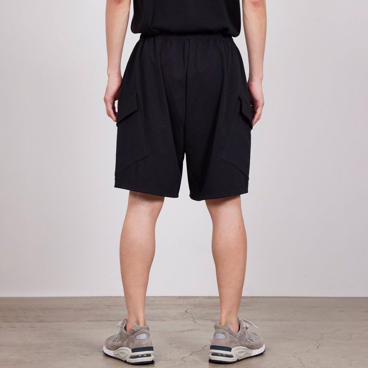 <img class='new_mark_img1' src='https://img.shop-pro.jp/img/new/icons5.gif' style='border:none;display:inline;margin:0px;padding:0px;width:auto;' />marka (ޡ)CARGO SHORTS BLACK -20//1 RECYCLE SUVIN ORGANIC COTTON KNIT-