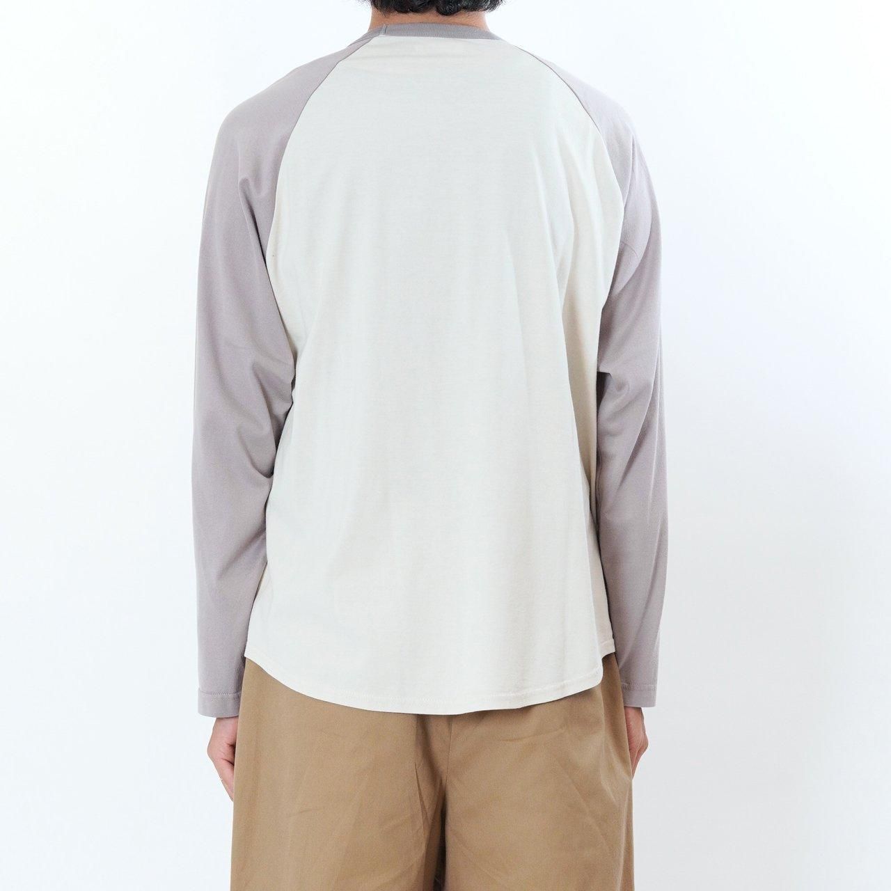 <img class='new_mark_img1' src='https://img.shop-pro.jp/img/new/icons5.gif' style='border:none;display:inline;margin:0px;padding:0px;width:auto;' />20%OFF UNIVERSAL PRODUCTS (˥Сץ)BASEBALL L/S T-SHIRTS GREIGE