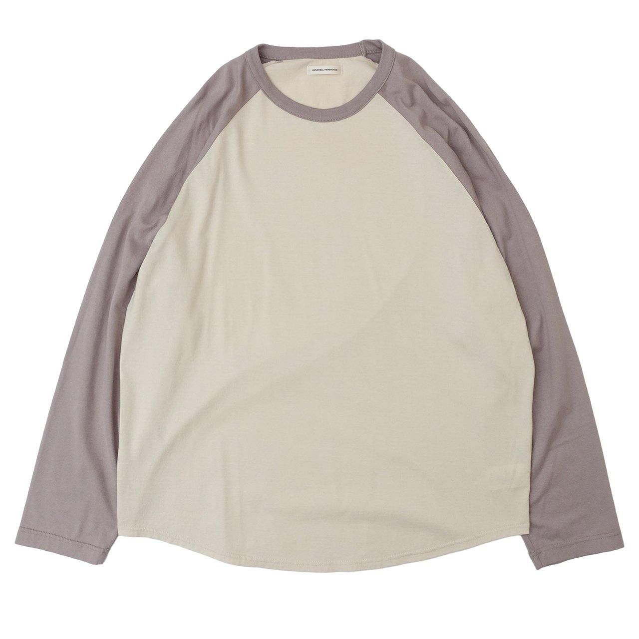 20%OFF UNIVERSAL PRODUCTS (˥Сץ)BASEBALL L/S T-SHIRTS GREIGE