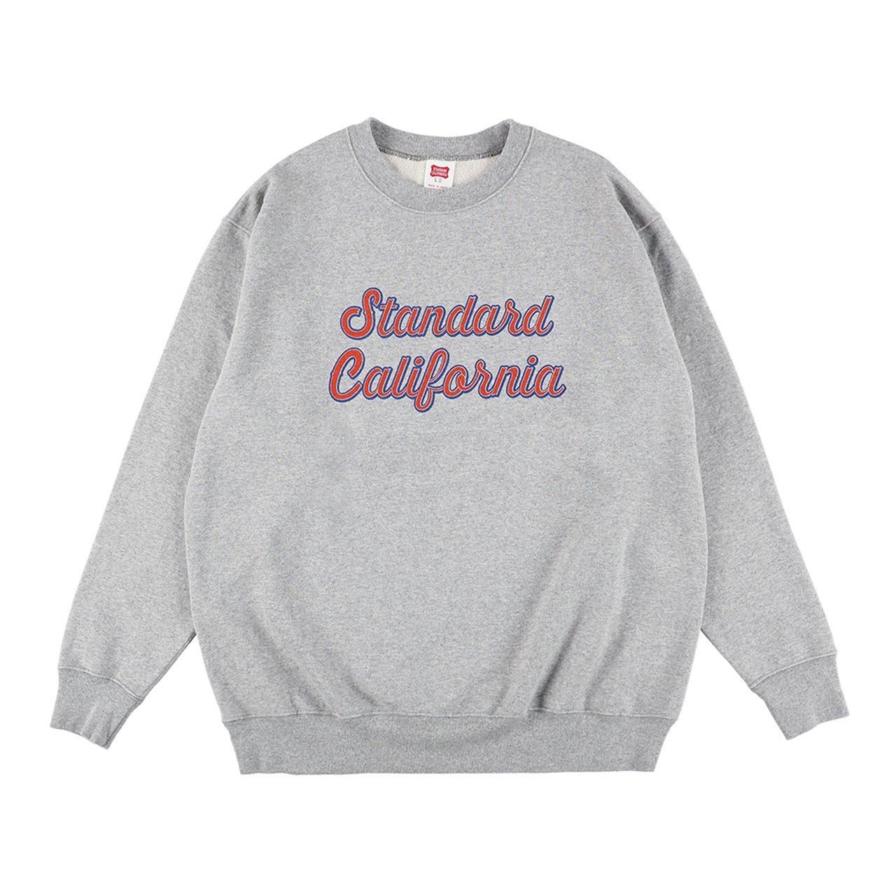 <img class='new_mark_img1' src='https://img.shop-pro.jp/img/new/icons5.gif' style='border:none;display:inline;margin:0px;padding:0px;width:auto;' />30%OFF STANDARD CALIFORNIA ( ե˥)SD US Cotton Script Logo Crew Sweat Gray