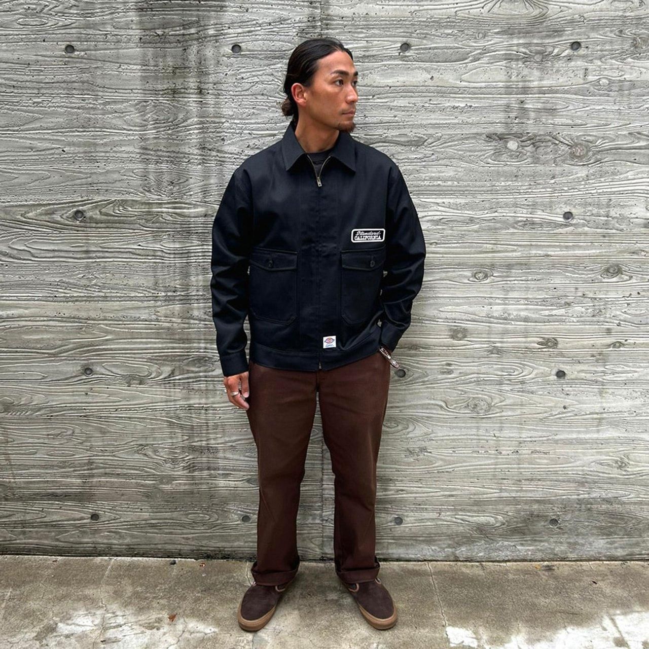 <img class='new_mark_img1' src='https://img.shop-pro.jp/img/new/icons5.gif' style='border:none;display:inline;margin:0px;padding:0px;width:auto;' />STANDARD CALIFORNIA ( ե˥)Dickies / SD Work Jacket Black