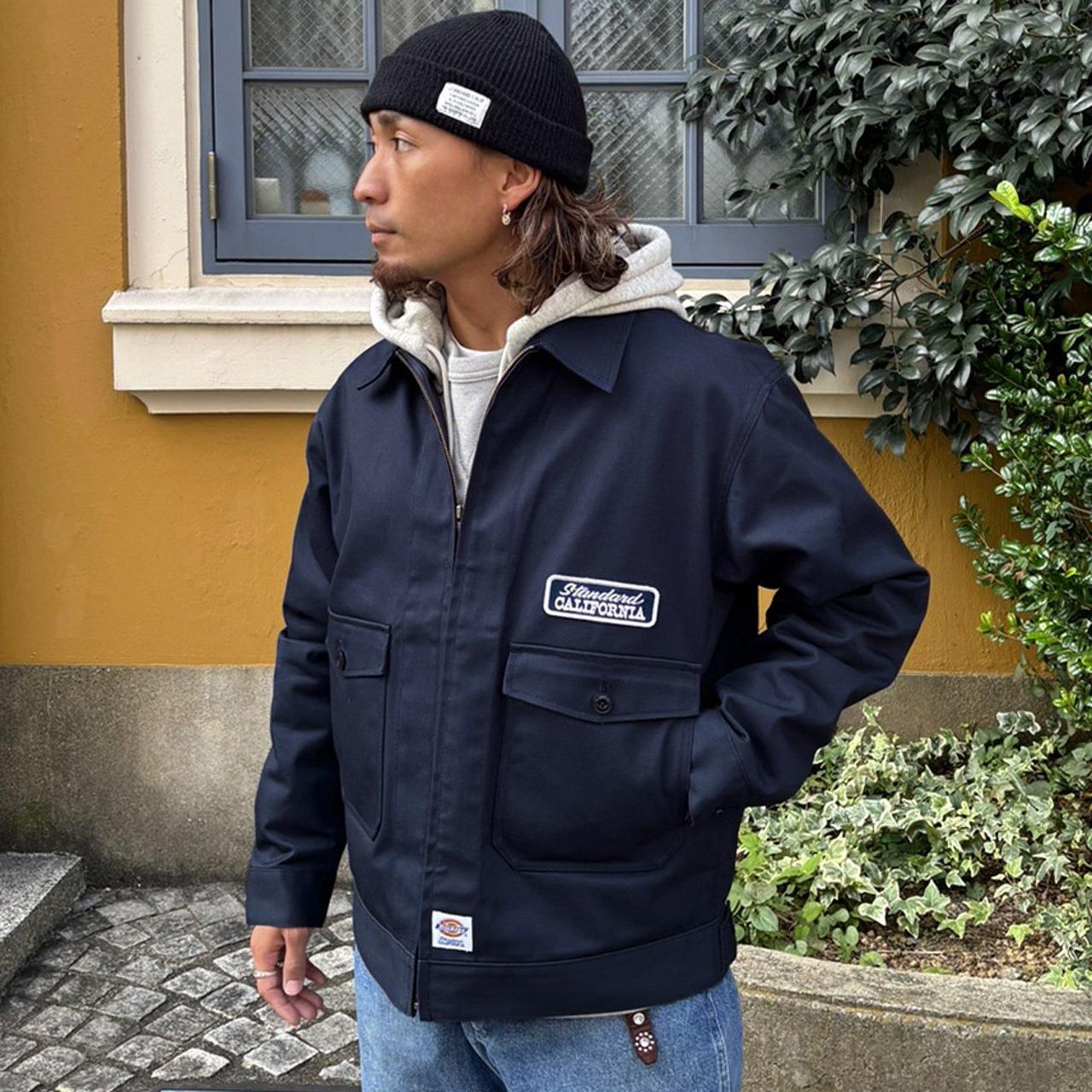 <img class='new_mark_img1' src='https://img.shop-pro.jp/img/new/icons5.gif' style='border:none;display:inline;margin:0px;padding:0px;width:auto;' />STANDARD CALIFORNIA (スタンダード カリフォルニア)｜Dickies / SD Work Jacket Navy