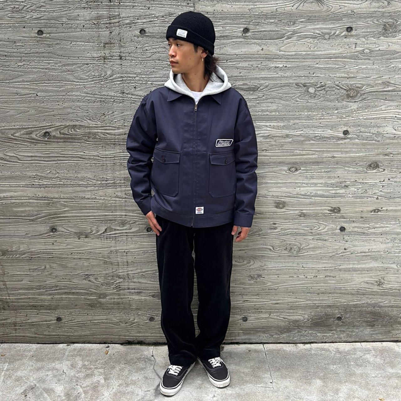<img class='new_mark_img1' src='https://img.shop-pro.jp/img/new/icons5.gif' style='border:none;display:inline;margin:0px;padding:0px;width:auto;' />STANDARD CALIFORNIA (スタンダード カリフォルニア)｜Dickies / SD Work Jacket Navy