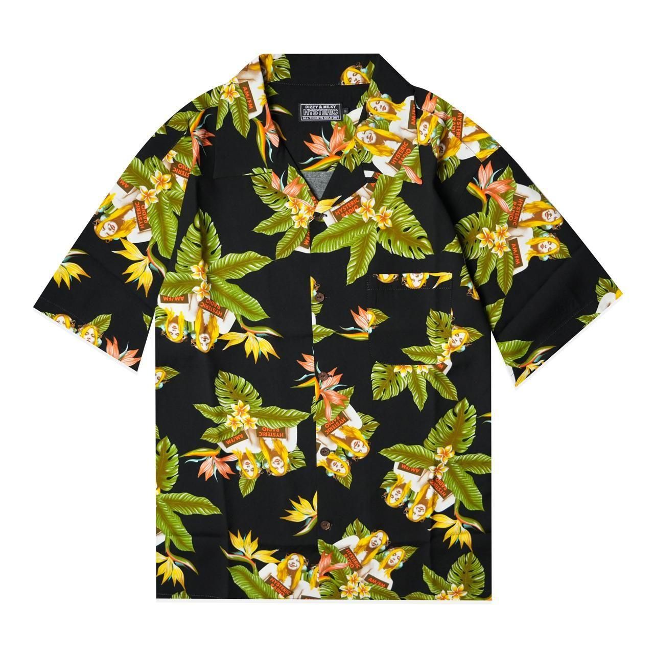 HYSTERIC GLAMOUR ヒステリックグラマー アロハシャツ 美品 HYSTERIC GLAMOUR ヒステリックグラマー 02211AH14 The Essential