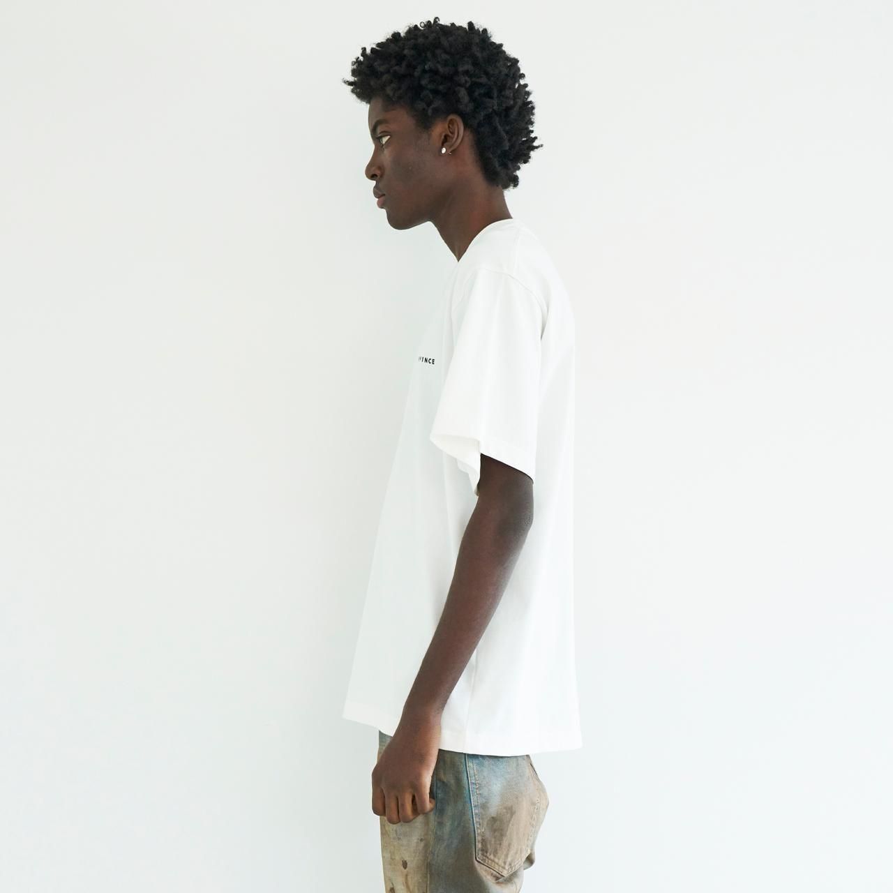 <img class='new_mark_img1' src='https://img.shop-pro.jp/img/new/icons5.gif' style='border:none;display:inline;margin:0px;padding:0px;width:auto;' />MLVINCE () | CLASSIC LOGO S/S TEE WHITE