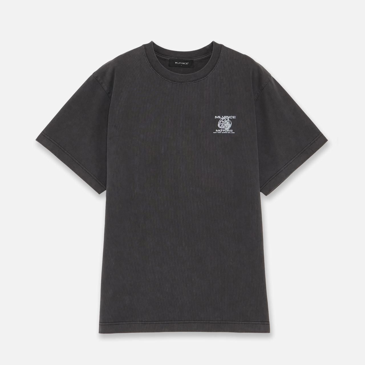 <img class='new_mark_img1' src='https://img.shop-pro.jp/img/new/icons5.gif' style='border:none;display:inline;margin:0px;padding:0px;width:auto;' />MLVINCE () | MLV MORTORS S/S TEE WASHED BLACK