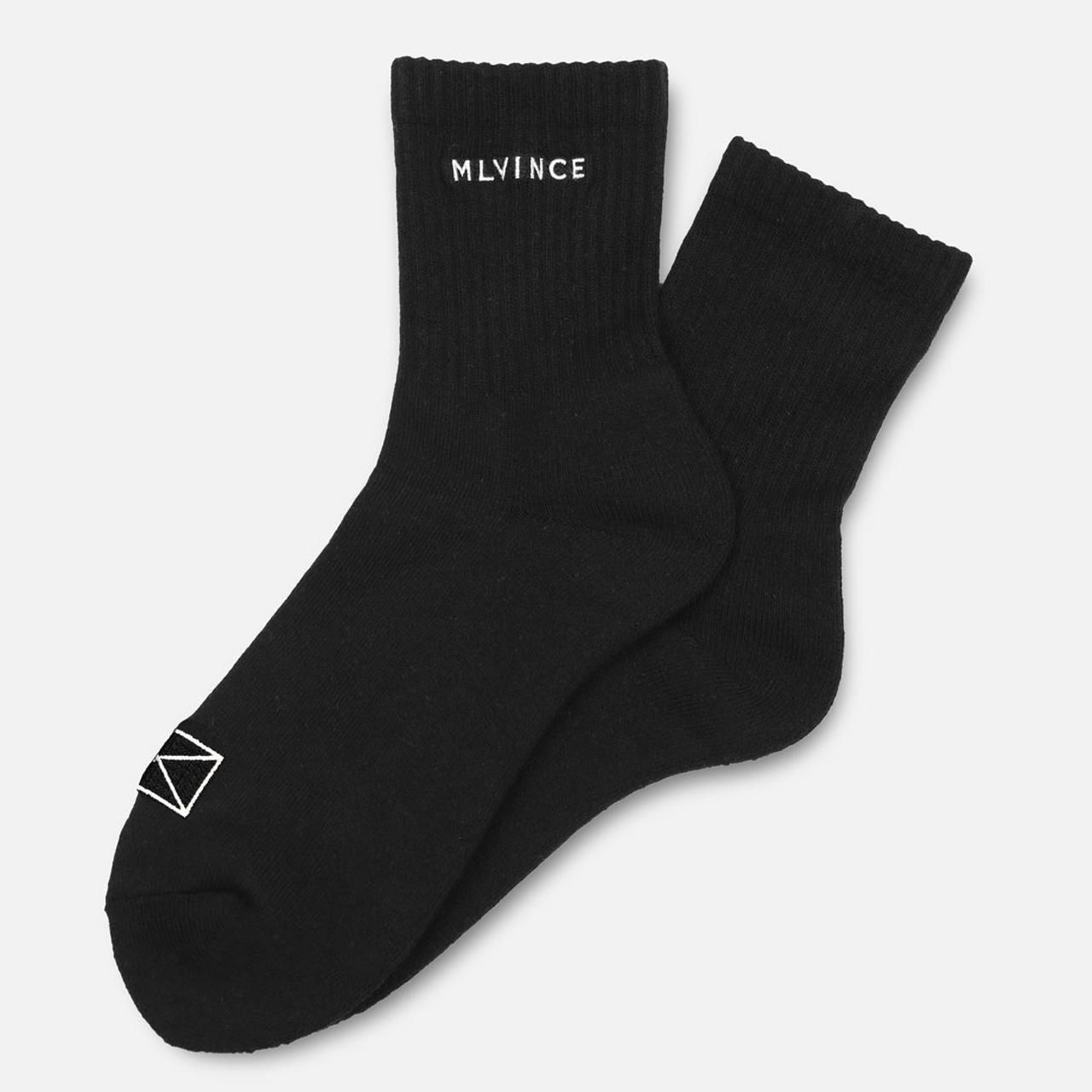 <img class='new_mark_img1' src='https://img.shop-pro.jp/img/new/icons5.gif' style='border:none;display:inline;margin:0px;padding:0px;width:auto;' />MLVINCE () | CLASSIC LOGO SOX LONG BLACK