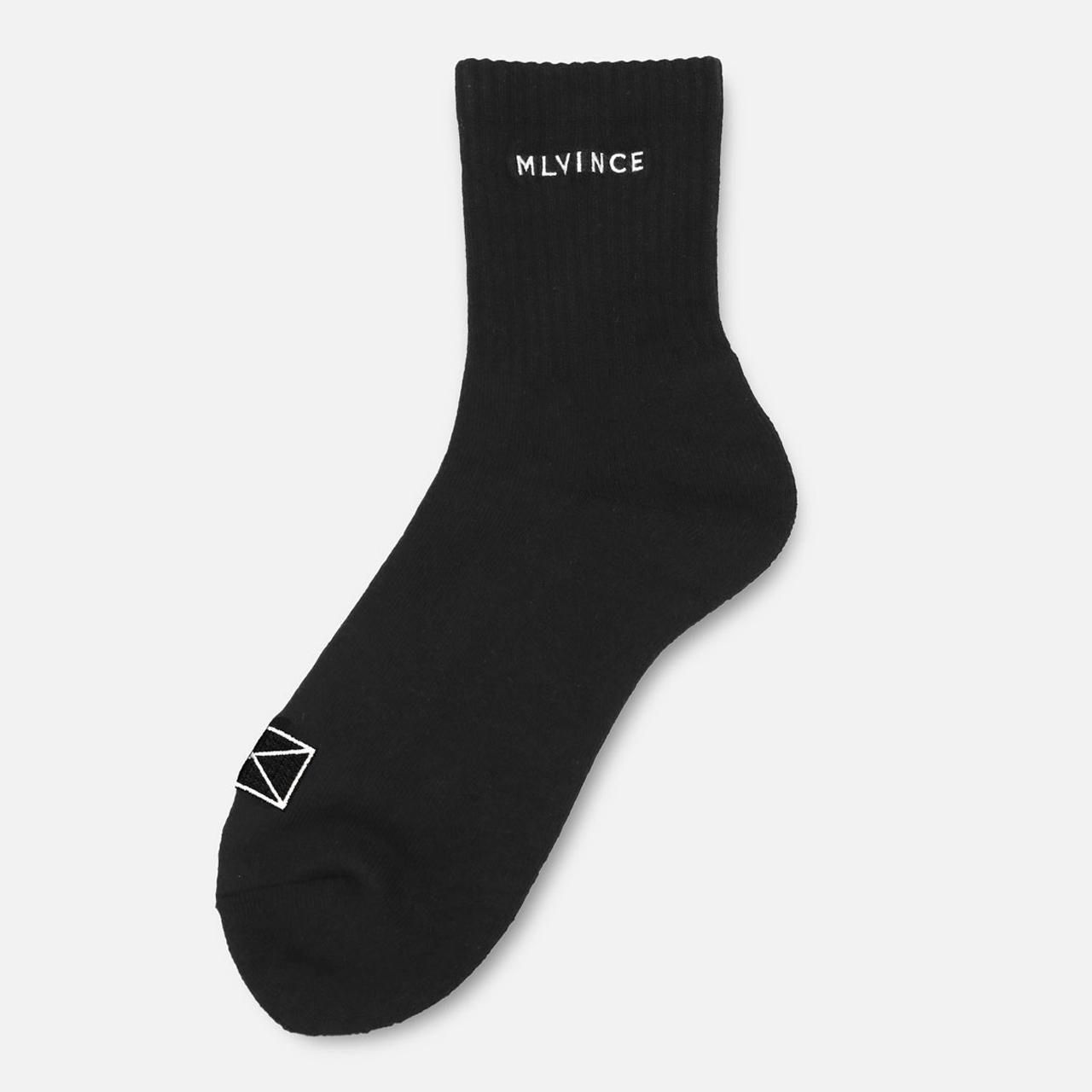 <img class='new_mark_img1' src='https://img.shop-pro.jp/img/new/icons5.gif' style='border:none;display:inline;margin:0px;padding:0px;width:auto;' />MLVINCE () | CLASSIC LOGO SOX LONG BLACK