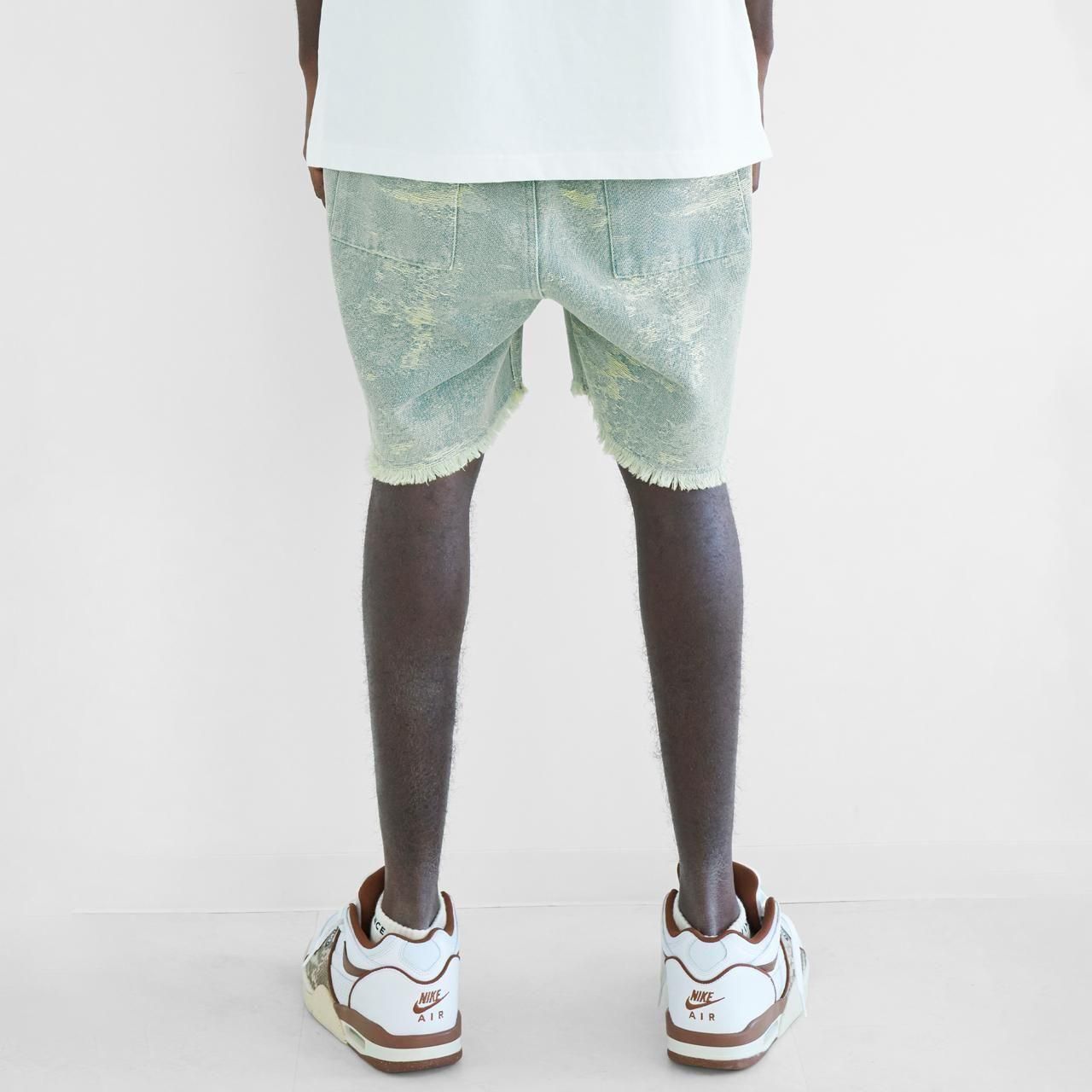 <img class='new_mark_img1' src='https://img.shop-pro.jp/img/new/icons5.gif' style='border:none;display:inline;margin:0px;padding:0px;width:auto;' />MLVINCE () | EASY DENIM SHORTS INDIGO