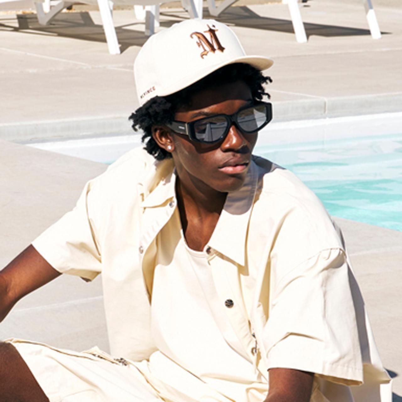 <img class='new_mark_img1' src='https://img.shop-pro.jp/img/new/icons5.gif' style='border:none;display:inline;margin:0px;padding:0px;width:auto;' />MLVINCE () | NEWERA 59FIFTY AUTHENTIC LOGO CAP CREAMBEIGE