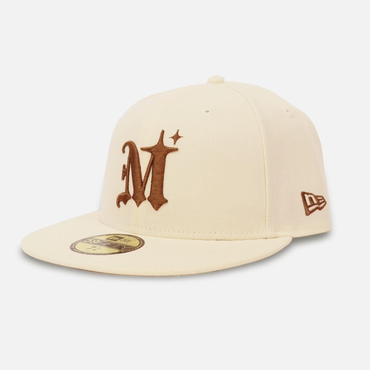 <img class='new_mark_img1' src='https://img.shop-pro.jp/img/new/icons5.gif' style='border:none;display:inline;margin:0px;padding:0px;width:auto;' />MLVINCE () | NEWERA 59FIFTY AUTHENTIC LOGO CAP CREAMBEIGE