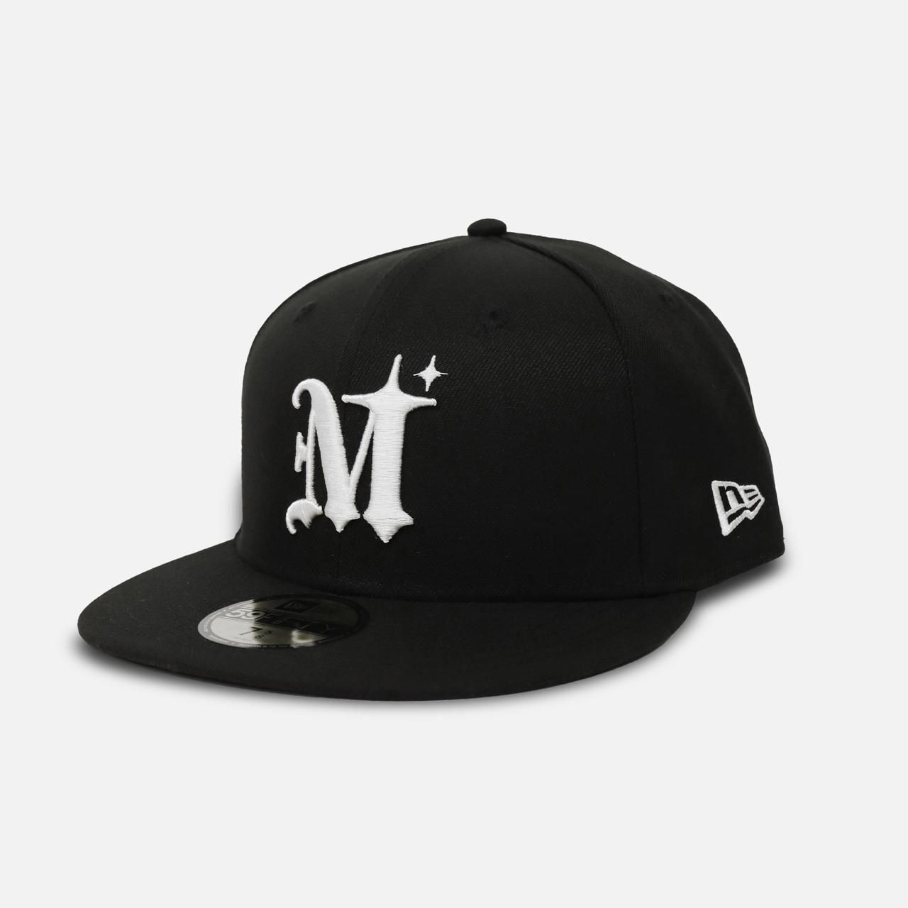 <img class='new_mark_img1' src='https://img.shop-pro.jp/img/new/icons5.gif' style='border:none;display:inline;margin:0px;padding:0px;width:auto;' />MLVINCE () | NEWERA 59FIFTY AUTHENTIC LOGO CAP BLACKWHITE