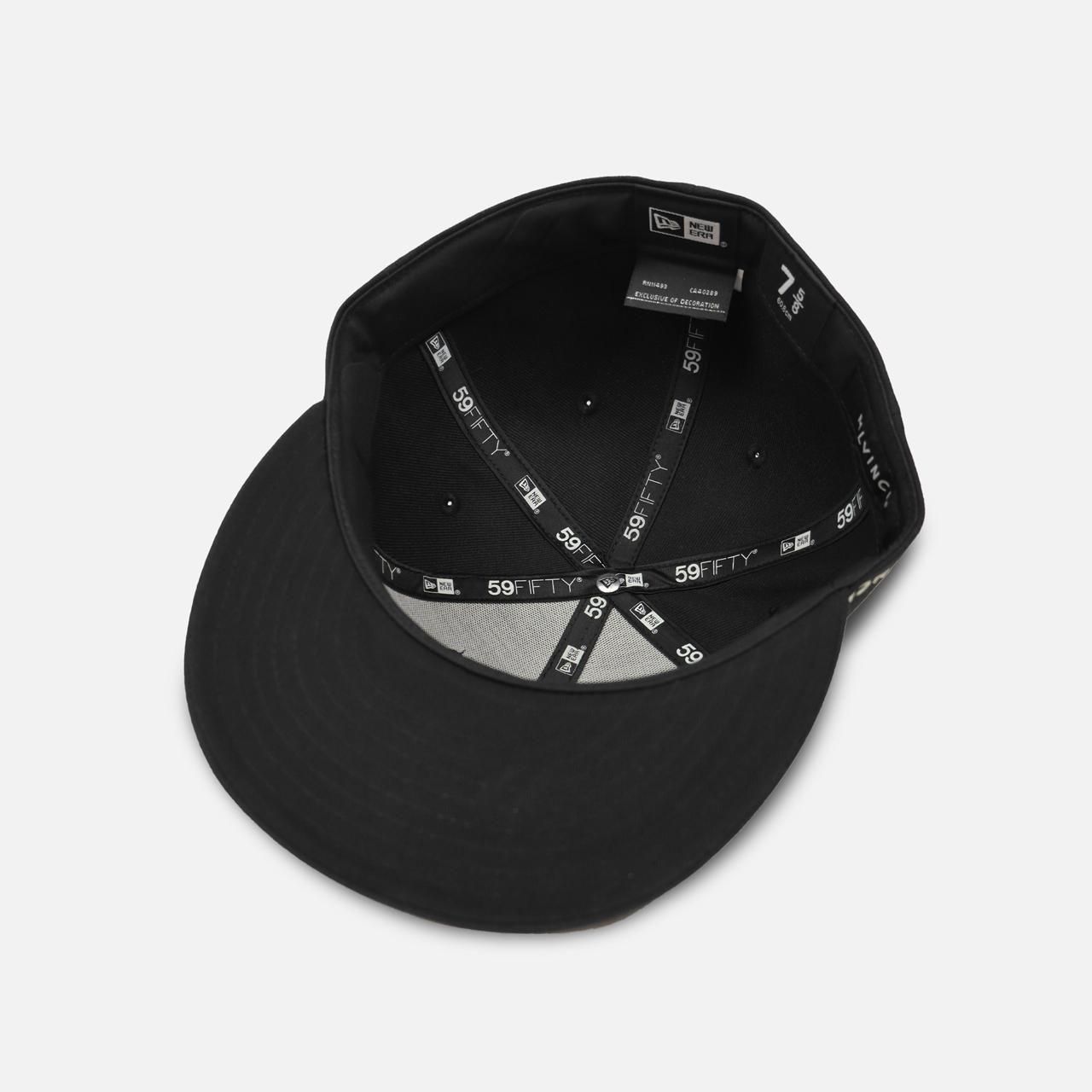 <img class='new_mark_img1' src='https://img.shop-pro.jp/img/new/icons5.gif' style='border:none;display:inline;margin:0px;padding:0px;width:auto;' />MLVINCE () | NEWERA 59FIFTY AUTHENTIC LOGO CAP BLACKWHITE