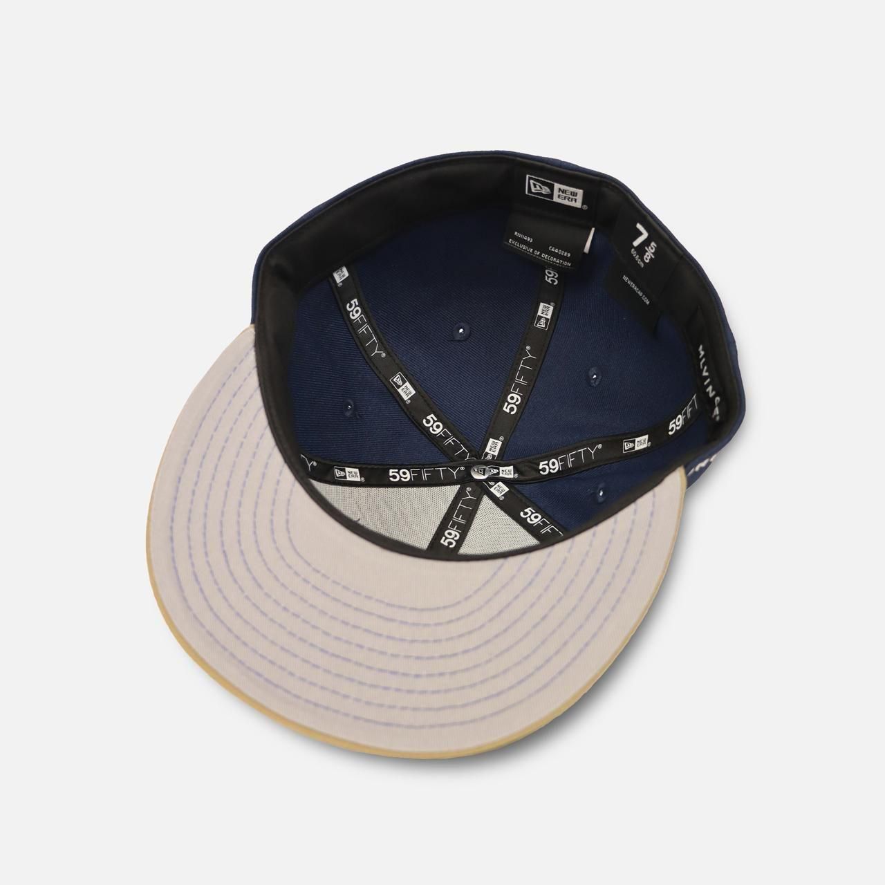 <img class='new_mark_img1' src='https://img.shop-pro.jp/img/new/icons5.gif' style='border:none;display:inline;margin:0px;padding:0px;width:auto;' />MLVINCE () | NEWERA 59FIFTY AUTHENTIC LOGO CAP BLUEKHAKISKY