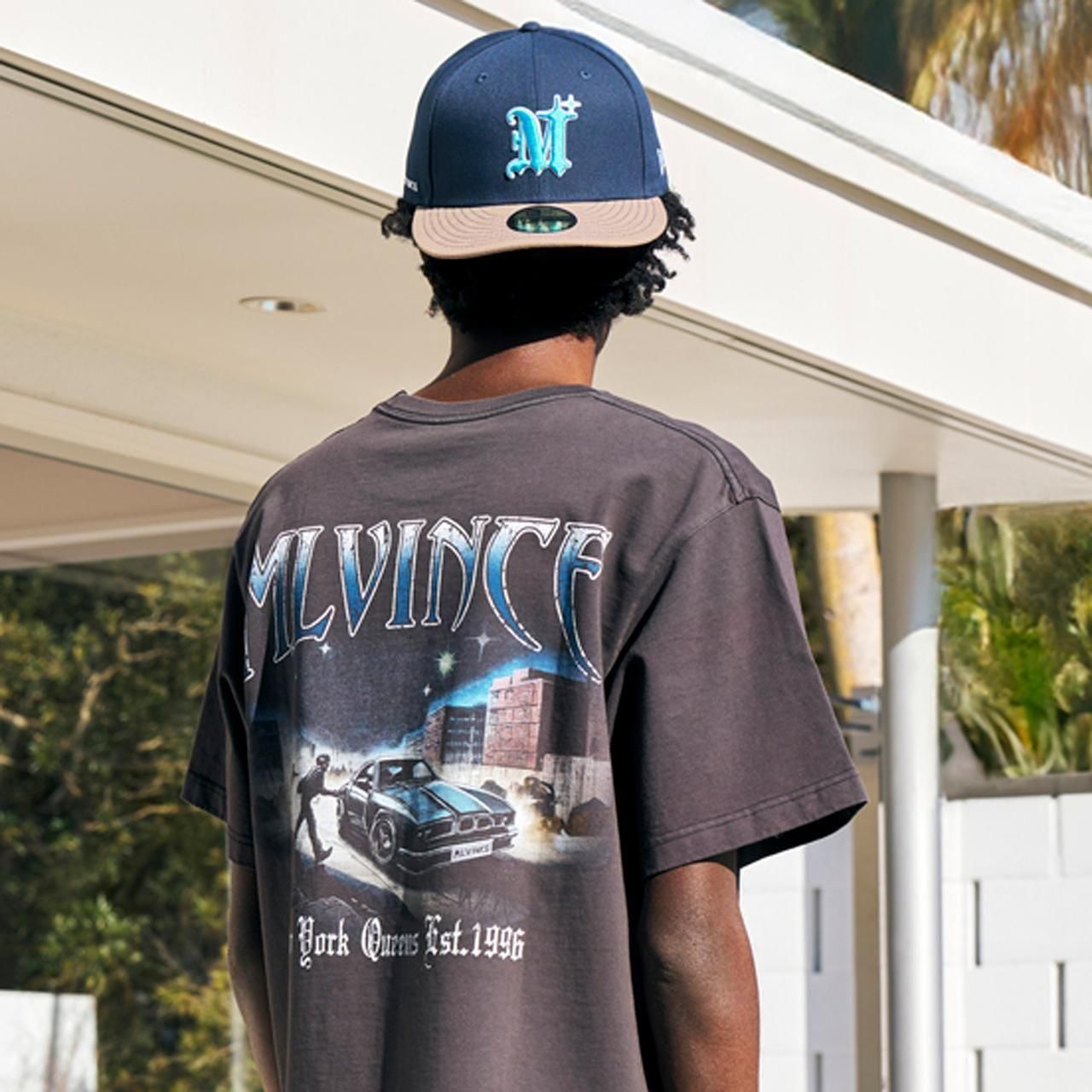 <img class='new_mark_img1' src='https://img.shop-pro.jp/img/new/icons5.gif' style='border:none;display:inline;margin:0px;padding:0px;width:auto;' />MLVINCE () | NEWERA 59FIFTY AUTHENTIC LOGO CAP BLUEKHAKISKY