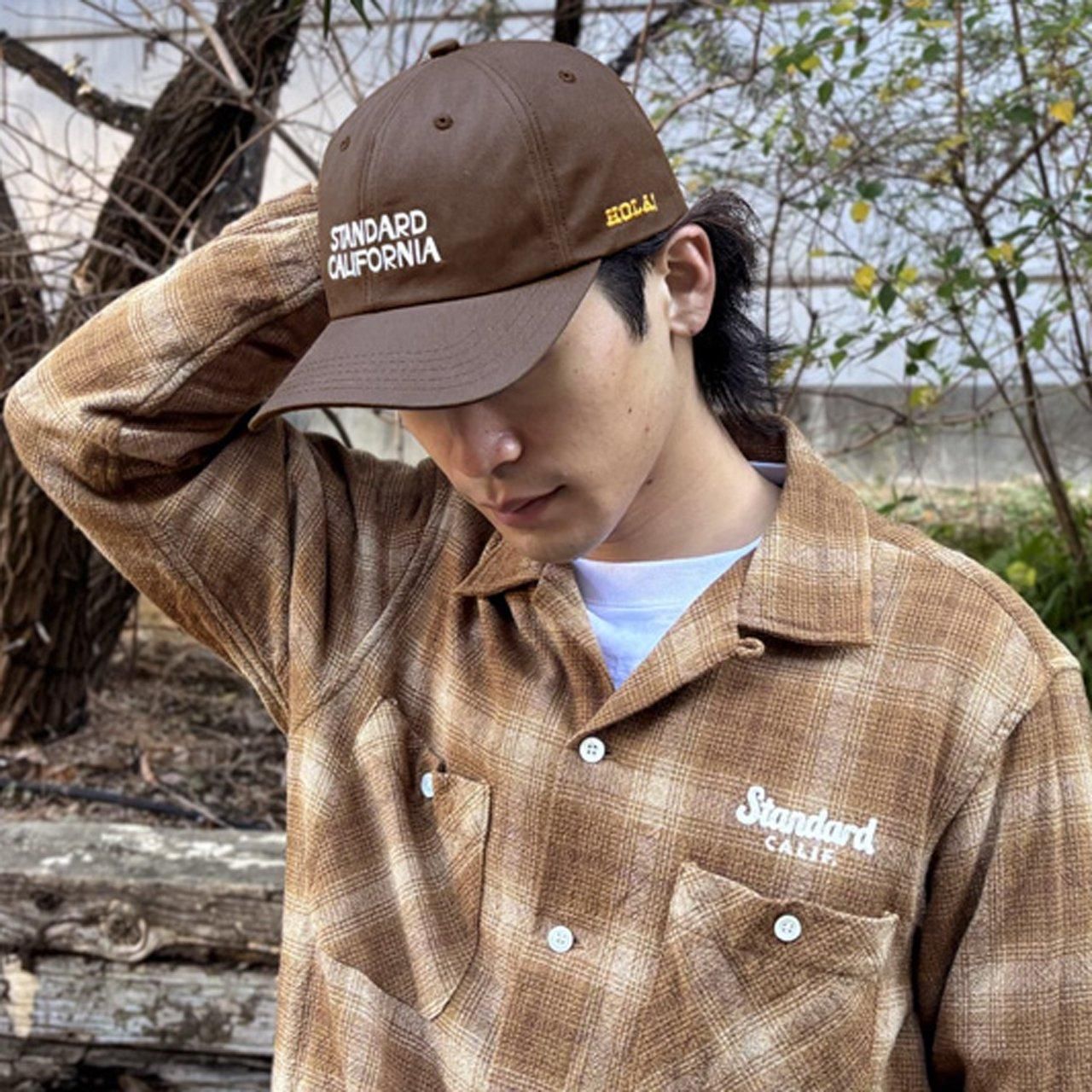 <img class='new_mark_img1' src='https://img.shop-pro.jp/img/new/icons5.gif' style='border:none;display:inline;margin:0px;padding:0px;width:auto;' />STANDARD CALIFORNIA ( ե˥)JEFF For SD Logo Baseball Cap Brown